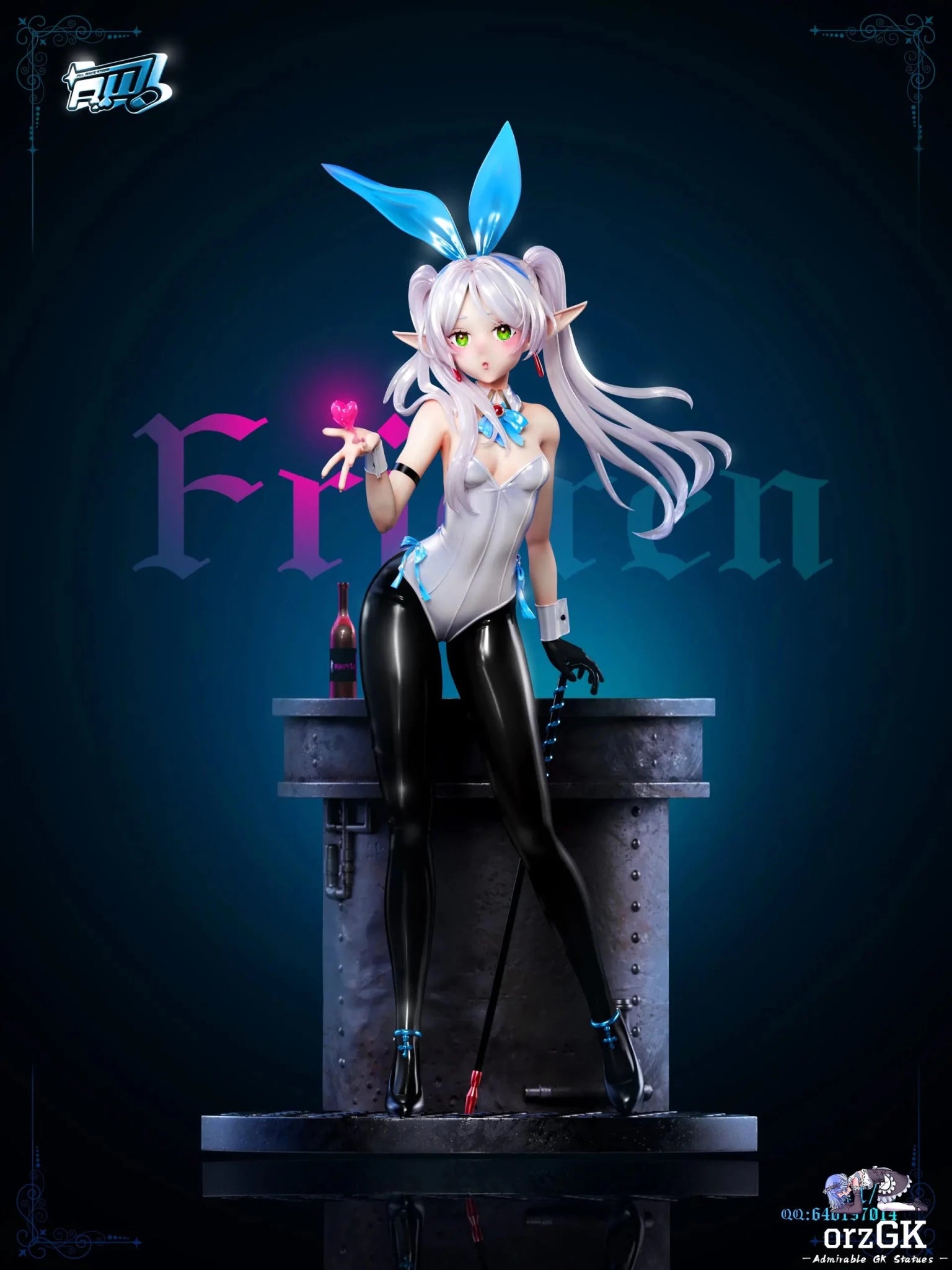 PW Studio - Frieren: Beyond Journey's End Bunny Girl Frieren resin statue Navy Toys anime figure