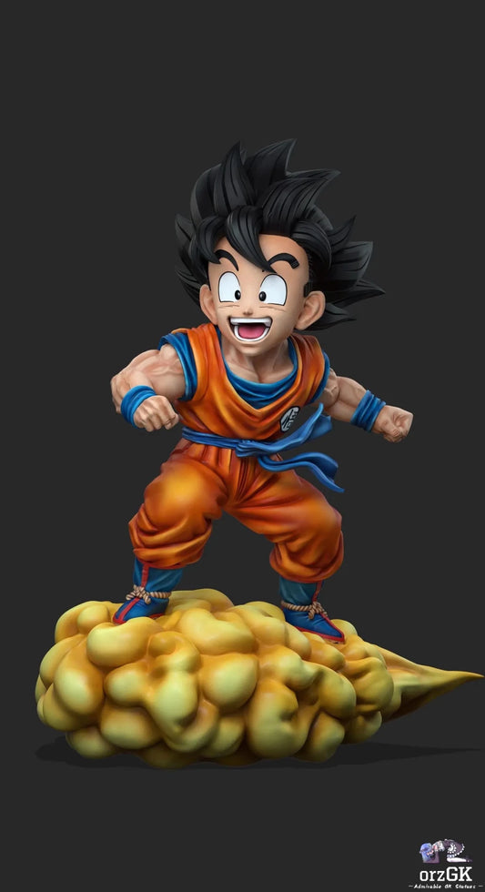 Power Studio - Dragon Ball wcf One step Cloud Goku resin statue Navy Toys anime figure
