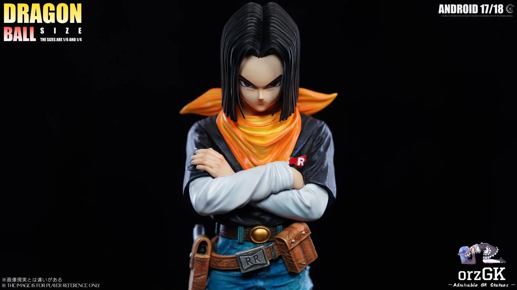 XG Studio - Dragon Ball Z Android 17 & Android 18 resin statue Navy Toys anime figure