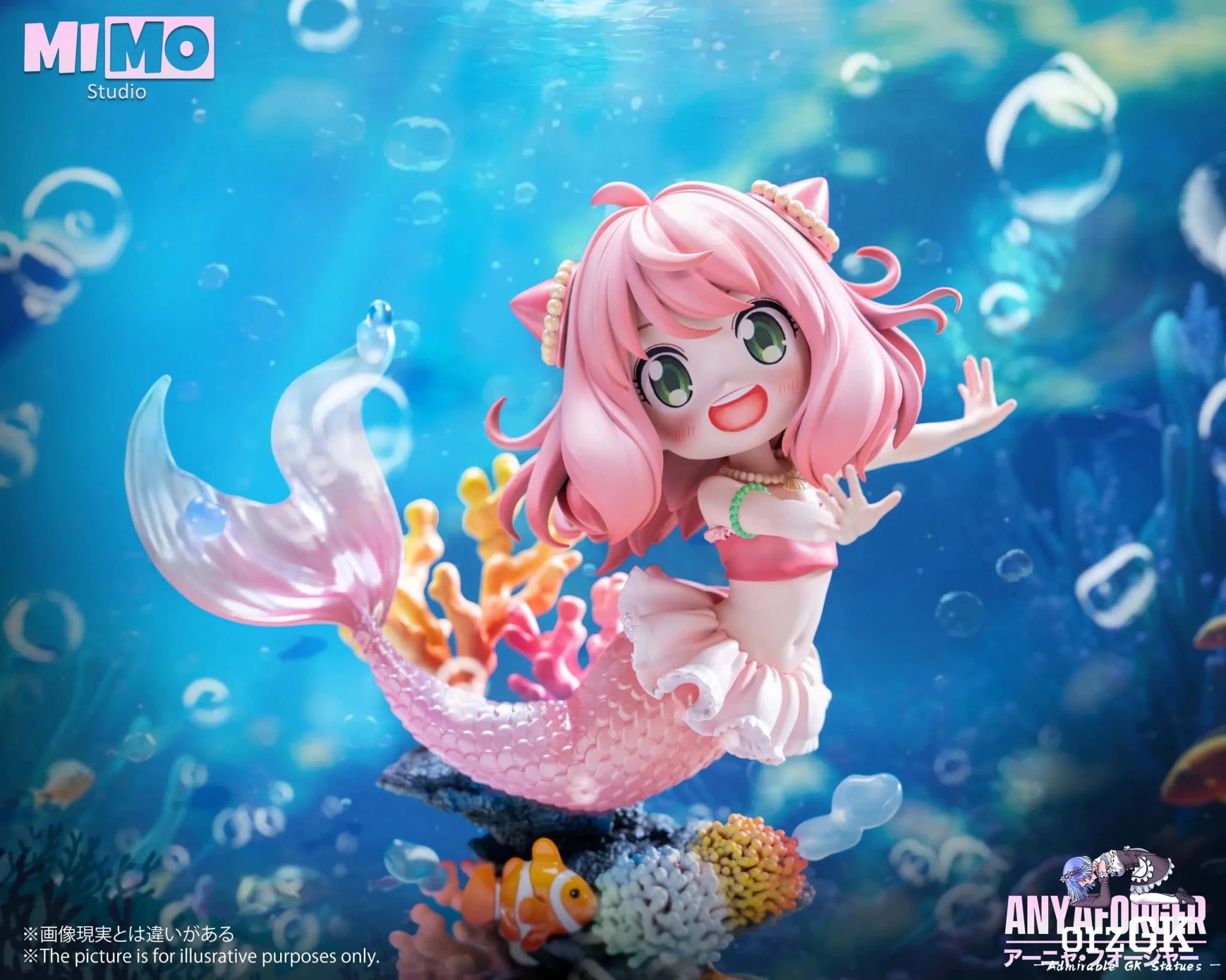 Mimo Studio - Spy x Family Mermaid Anya resin statue Navy Toys anime figure