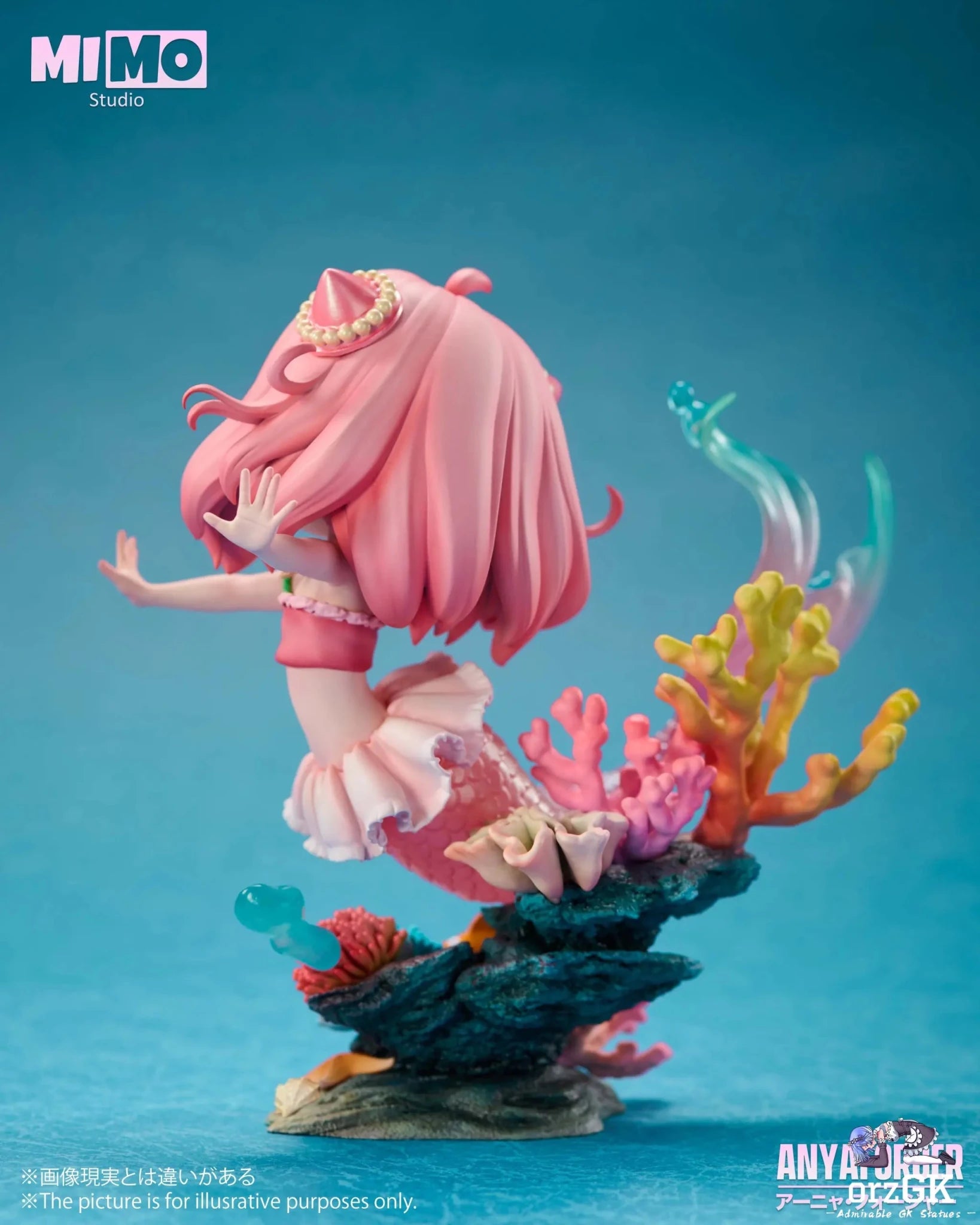Mimo Studio - Spy x Family Mermaid Anya resin statue Navy Toys anime figure