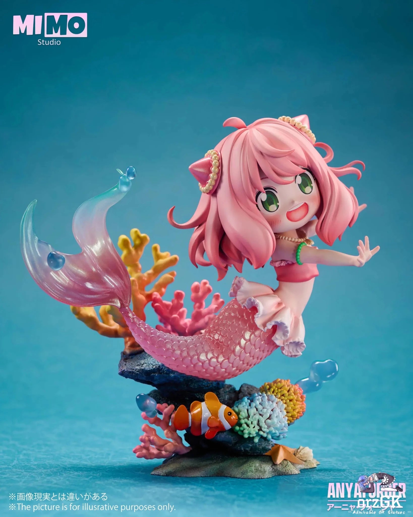 Mimo Studio - Spy x Family Mermaid Anya resin statue Navy Toys anime figure