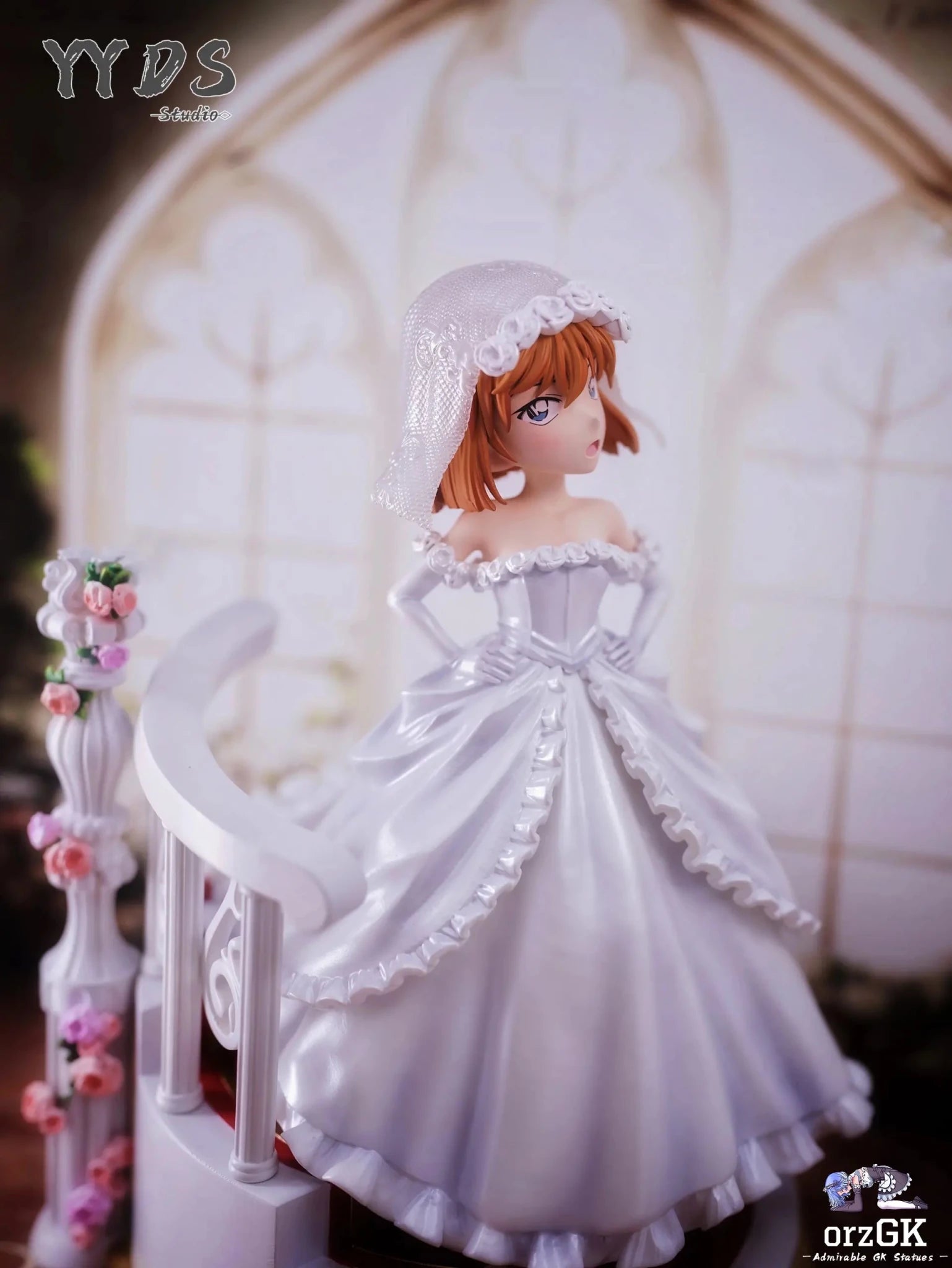 YYDS Studio - Detective Conan Wedding dress Ai Huihara resin statue Navy Toys anime figure