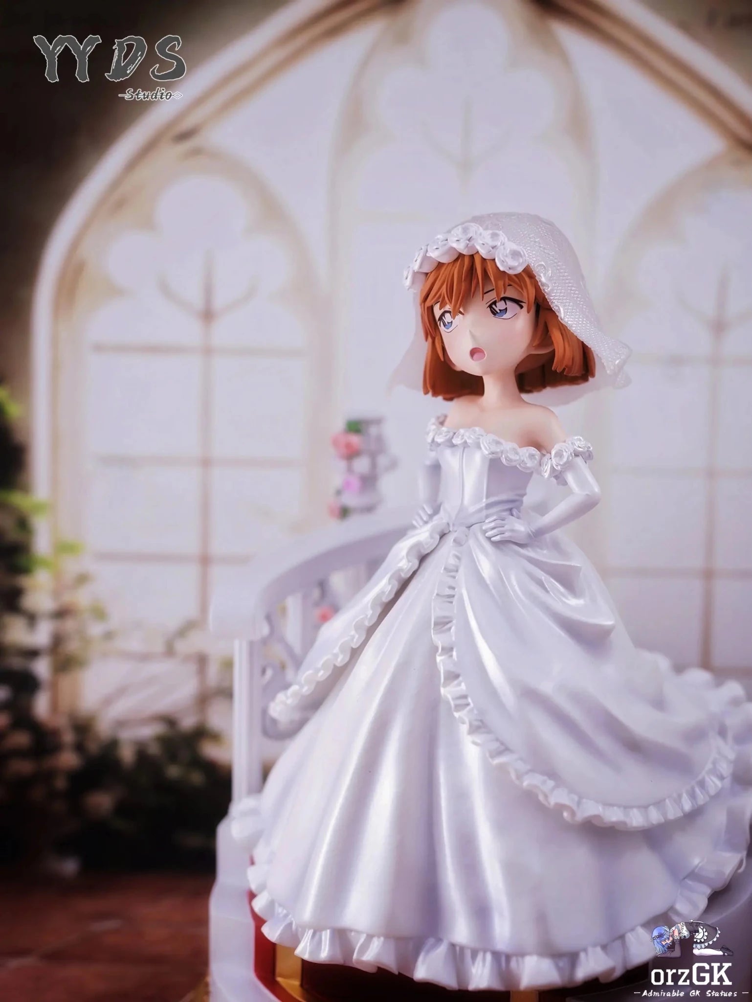YYDS Studio - Detective Conan Wedding dress Ai Huihara resin statue Navy Toys anime figure