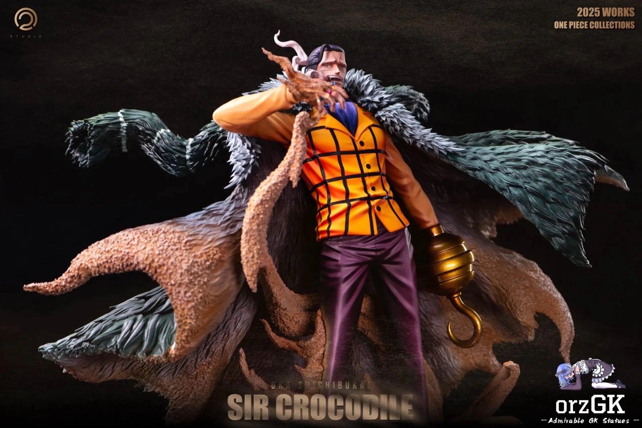 C2 Studio - One Piece Marineford Arc 08 Crocodile resin statue Navy Toys anime figure