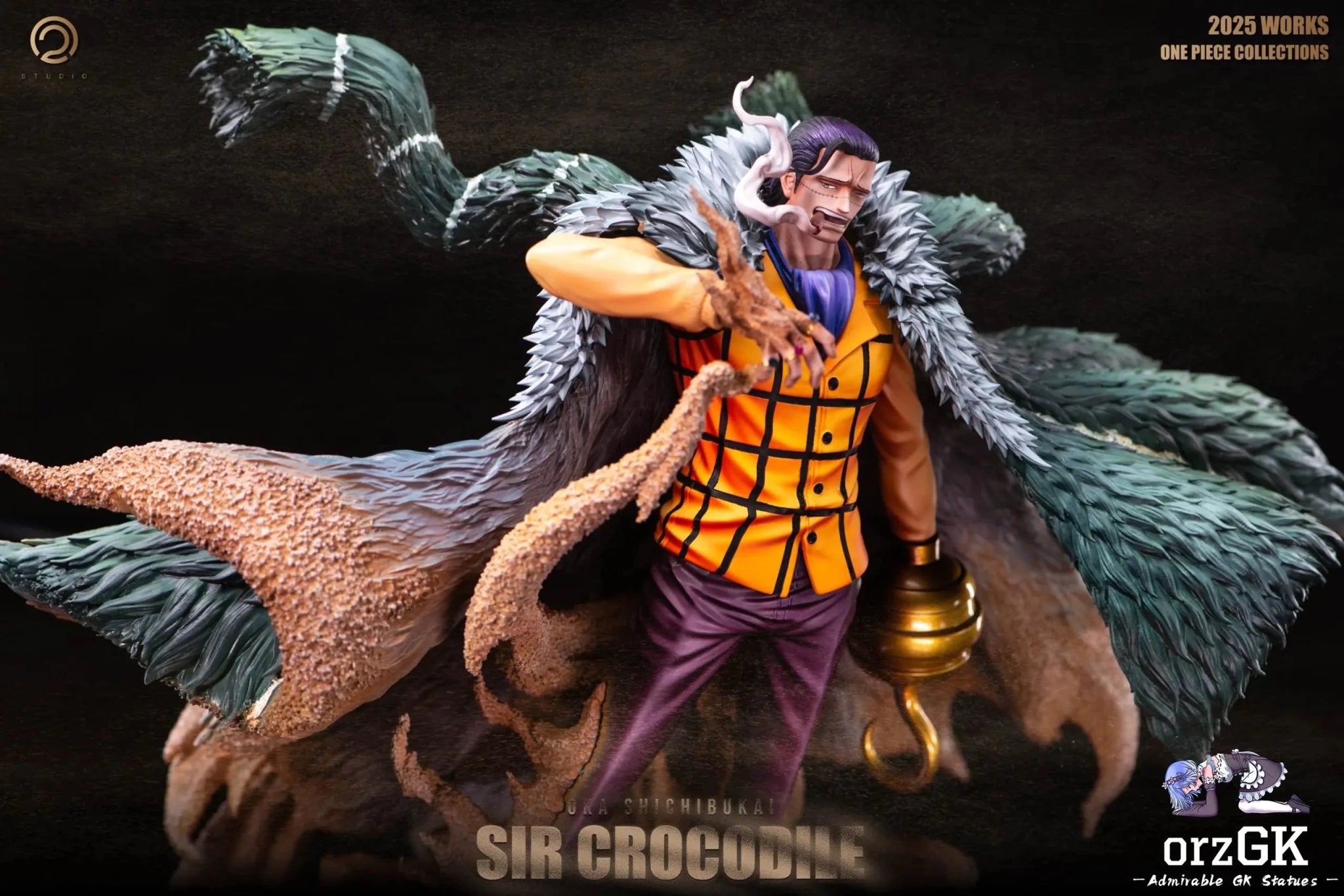 C2 Studio - One Piece Marineford Arc 08 Crocodile resin statue Navy Toys anime figure