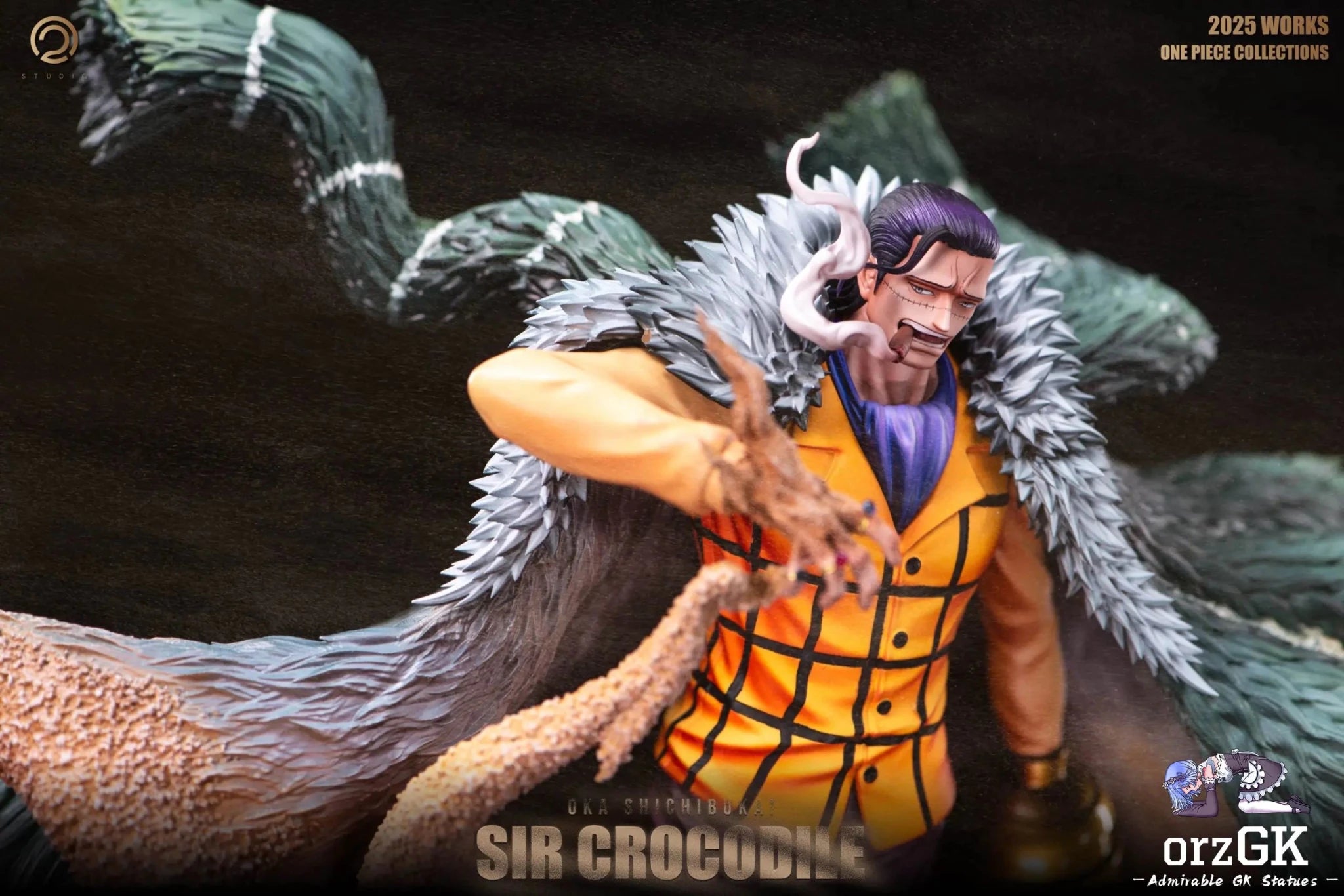 C2 Studio - One Piece Marineford Arc 08 Crocodile resin statue Navy Toys anime figure