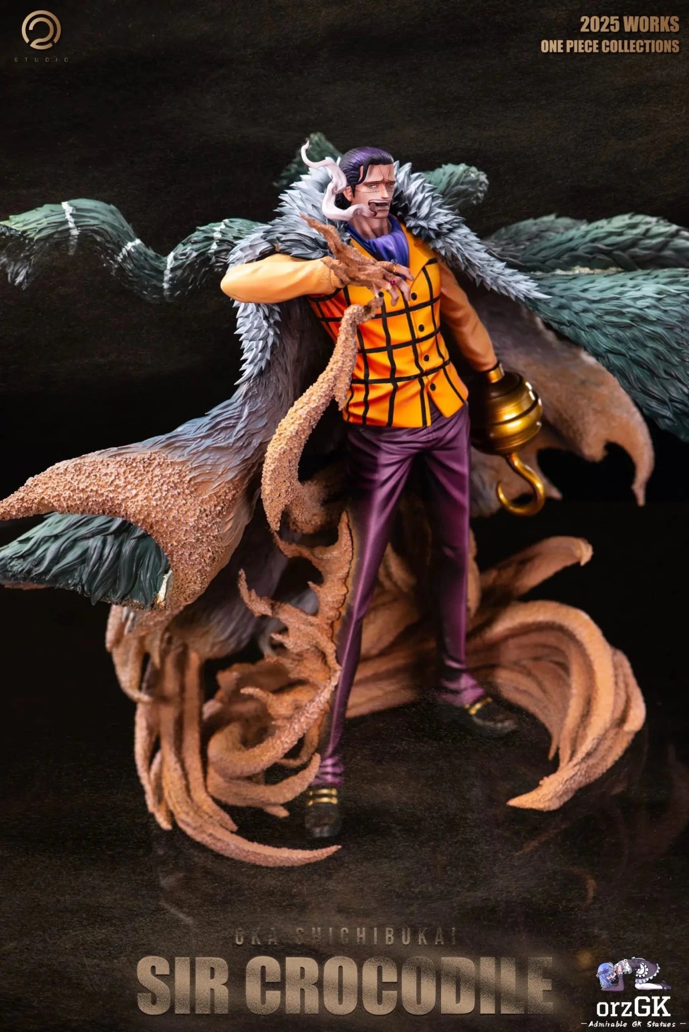 C2 Studio - One Piece Marineford Arc 08 Crocodile resin statue Navy Toys anime figure
