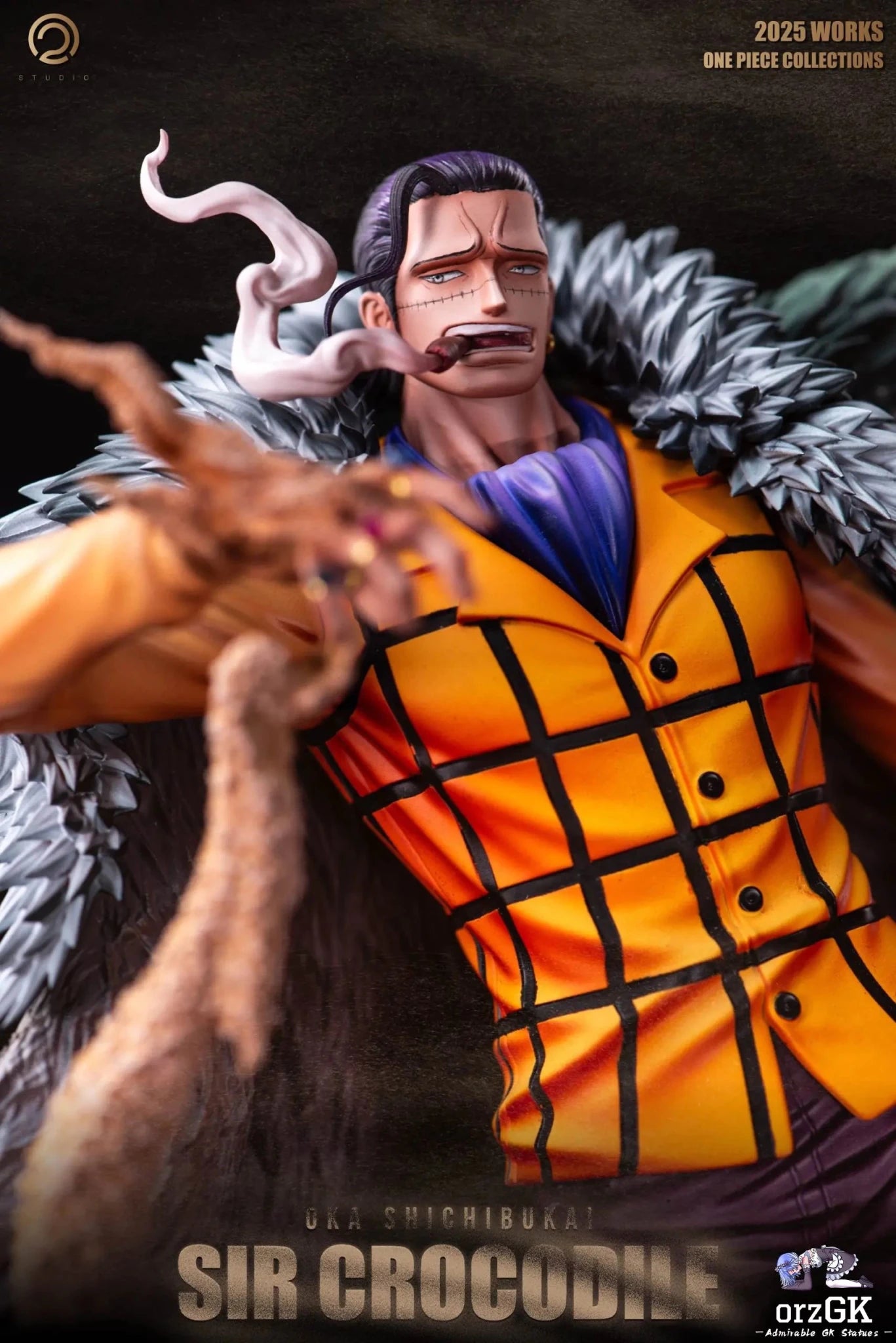 C2 Studio - One Piece Marineford Arc 08 Crocodile resin statue Navy Toys anime figure