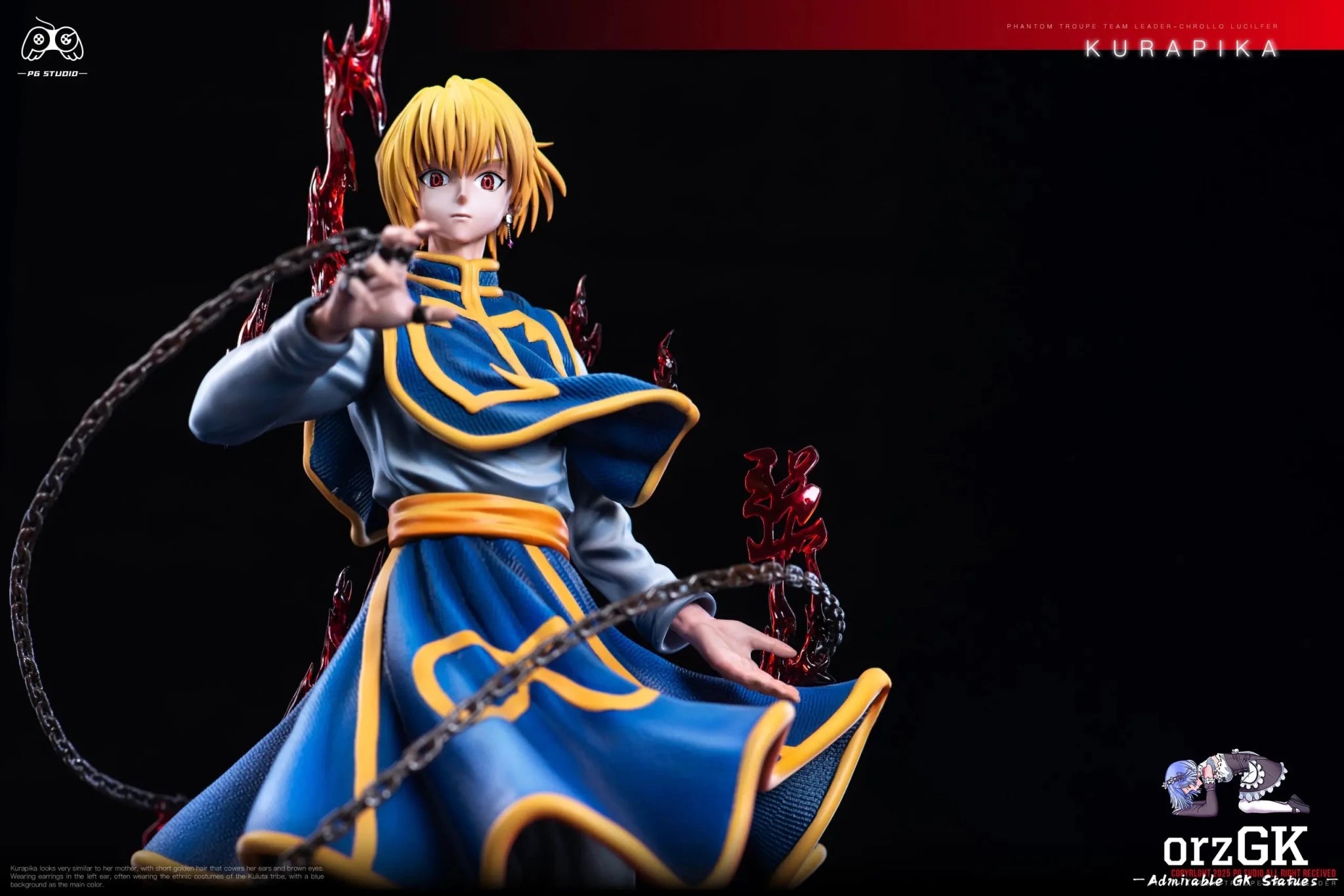 PG Studio - Hunter x Hunter Kurapika resin statue Navy Toys anime figure