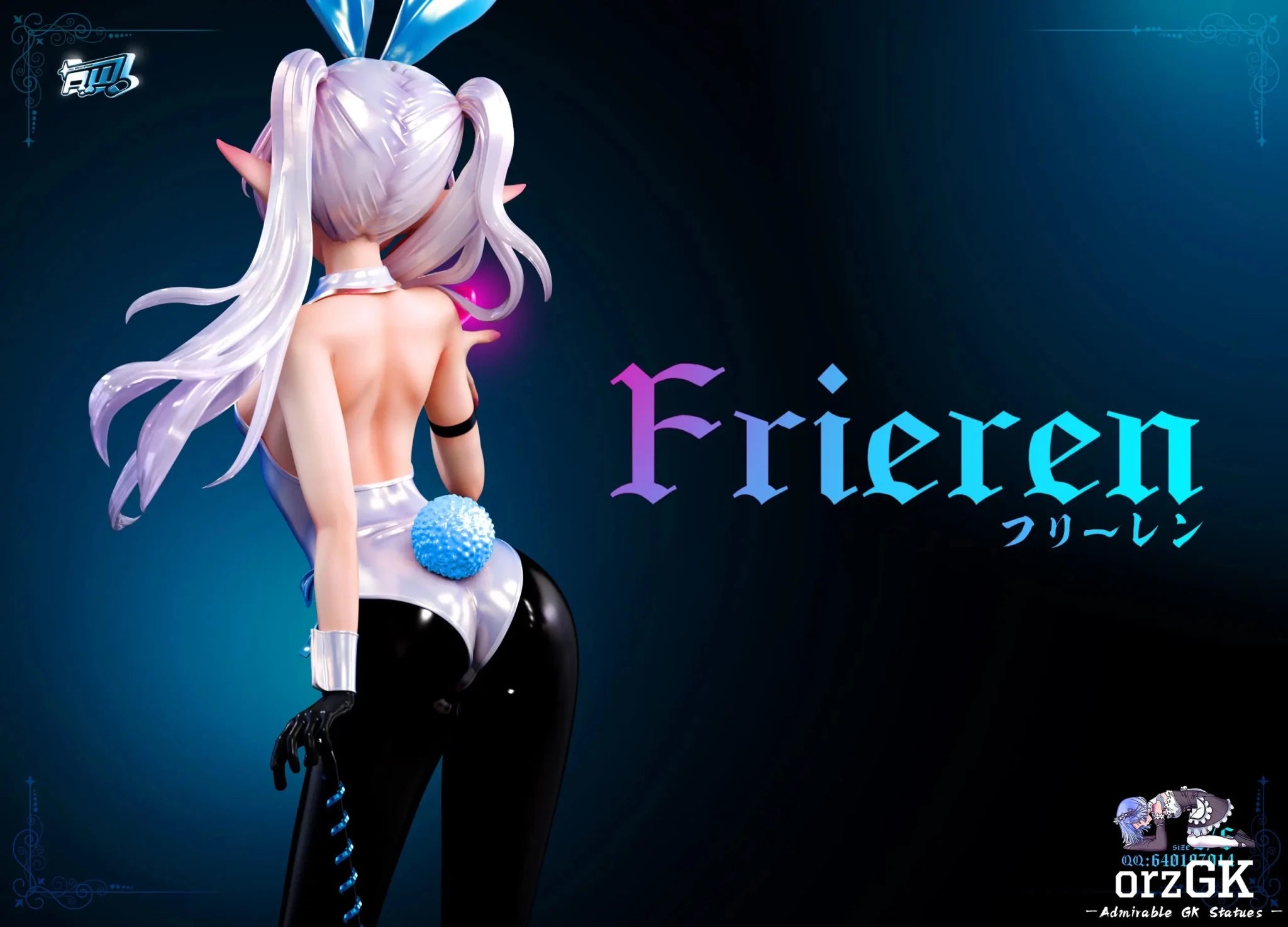 PW Studio - Frieren: Beyond Journey's End Bunny Girl Frieren resin statue Navy Toys anime figure