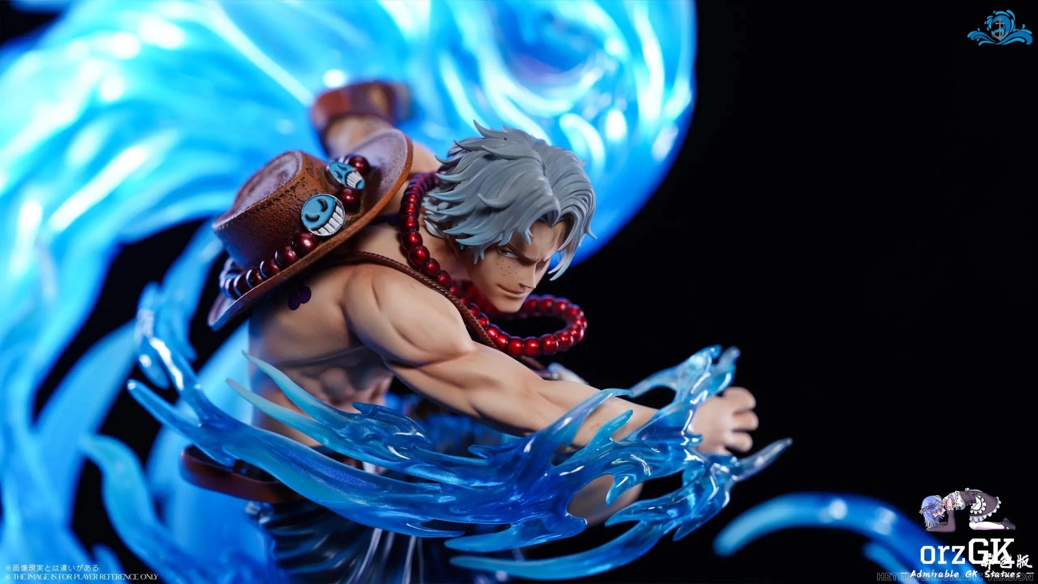 Po Lang Studio - One Piece Portgas D. Ace Dual Version resin statue Navy Toys anime figure