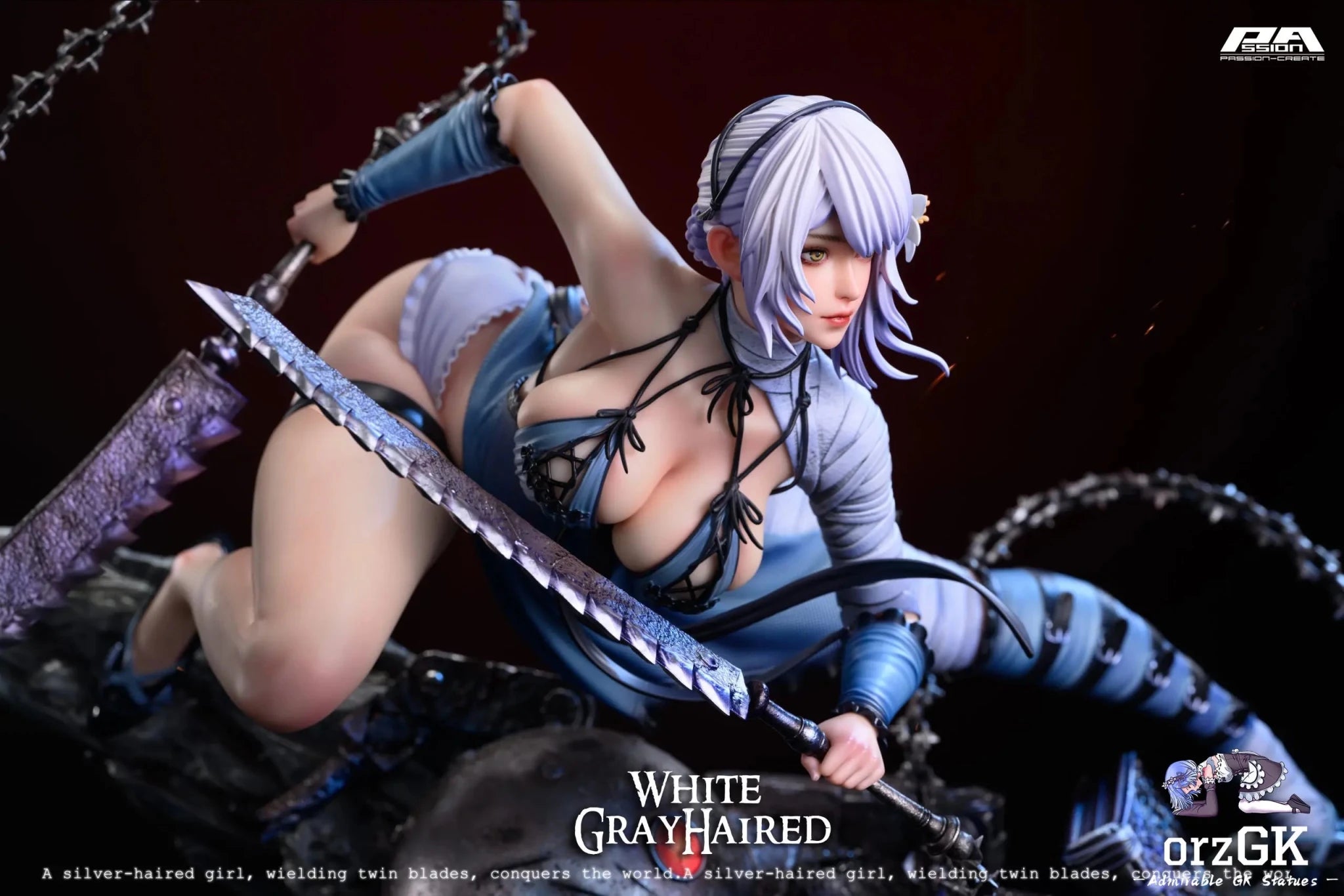 PA Create Studio - NieR:Automata Kainé resin statue Navy Toys anime figure