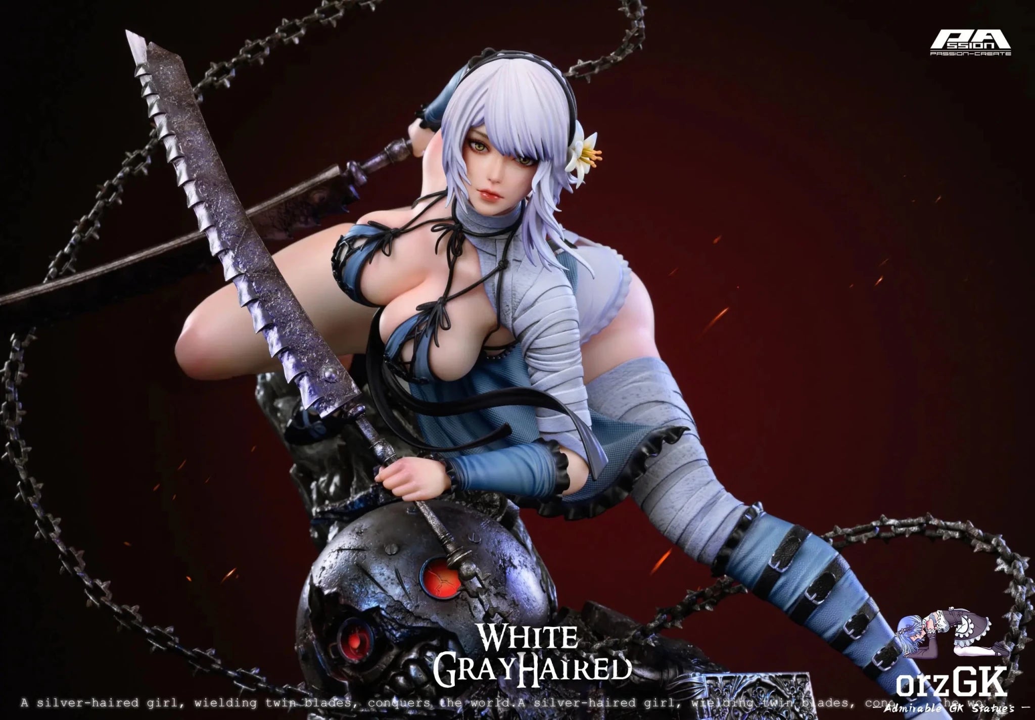 PA Create Studio - NieR:Automata Kainé resin statue Navy Toys anime figure