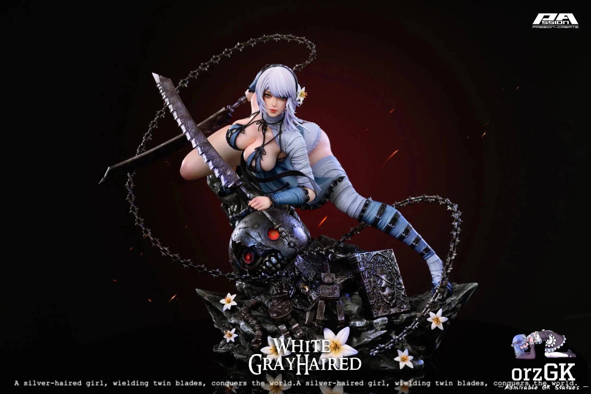PA Create Studio - NieR:Automata Kainé resin statue Navy Toys anime figure