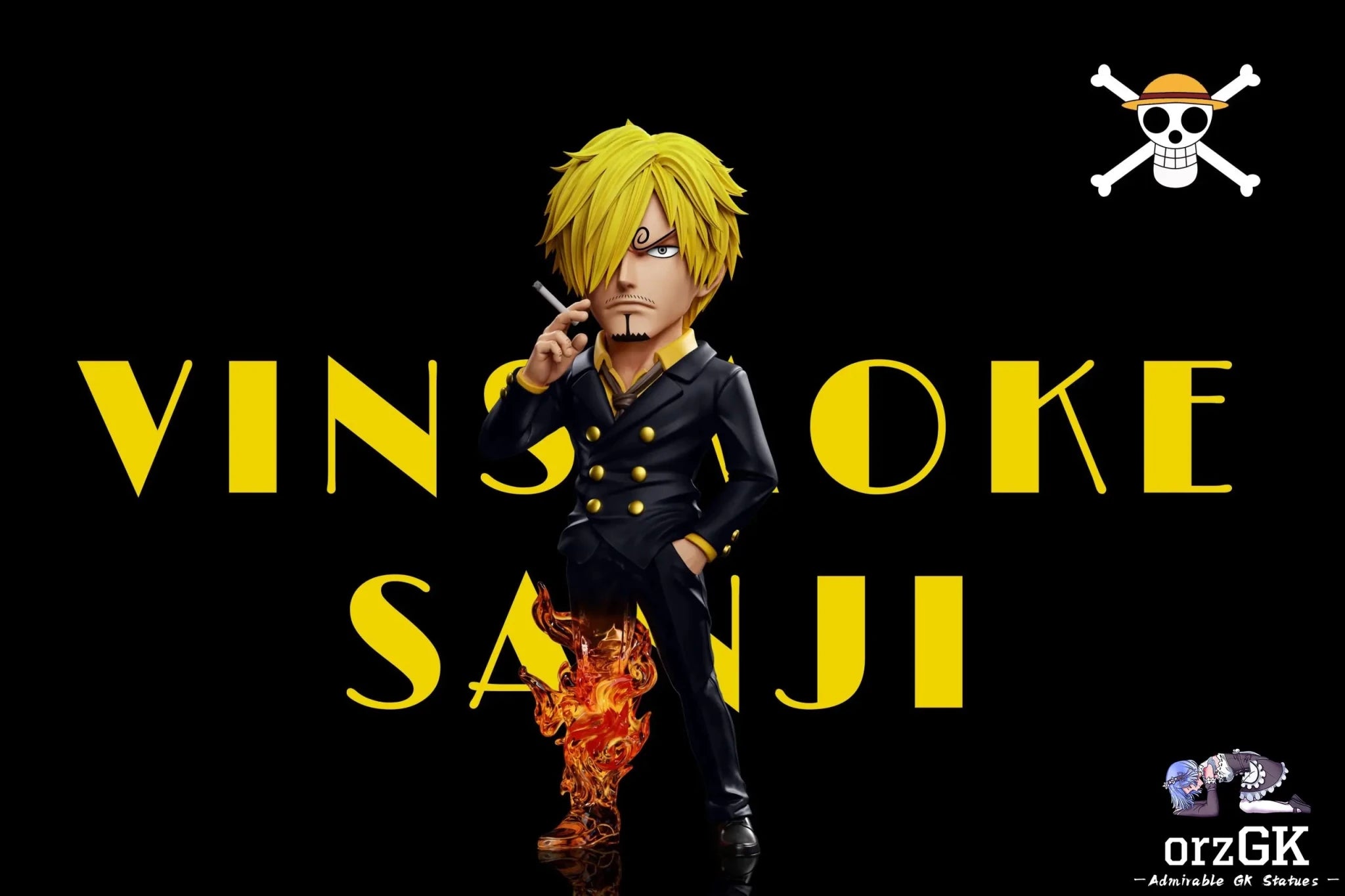 A+ Studio - One Piece Fish man Island Vinsmoke Sanji resin statue Navy Toys anime figure