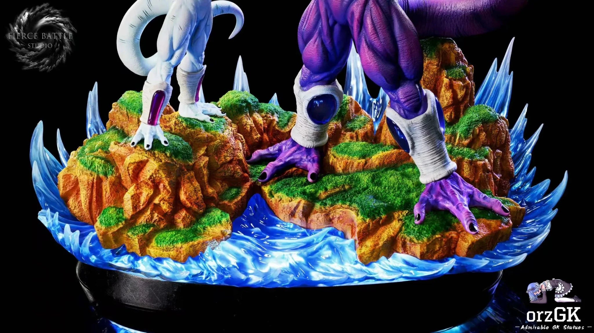 Fierce Battle Studio - Dragon Ball Frieza & Cooler resin statue Navy Toys anime figure