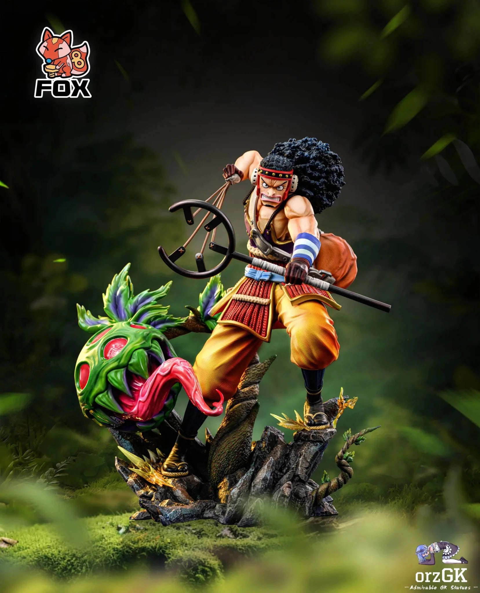 Fox Studio - One Piece Straw Hat Pirates 1 Sniper King Usopp resin statue Navy Toys anime figure