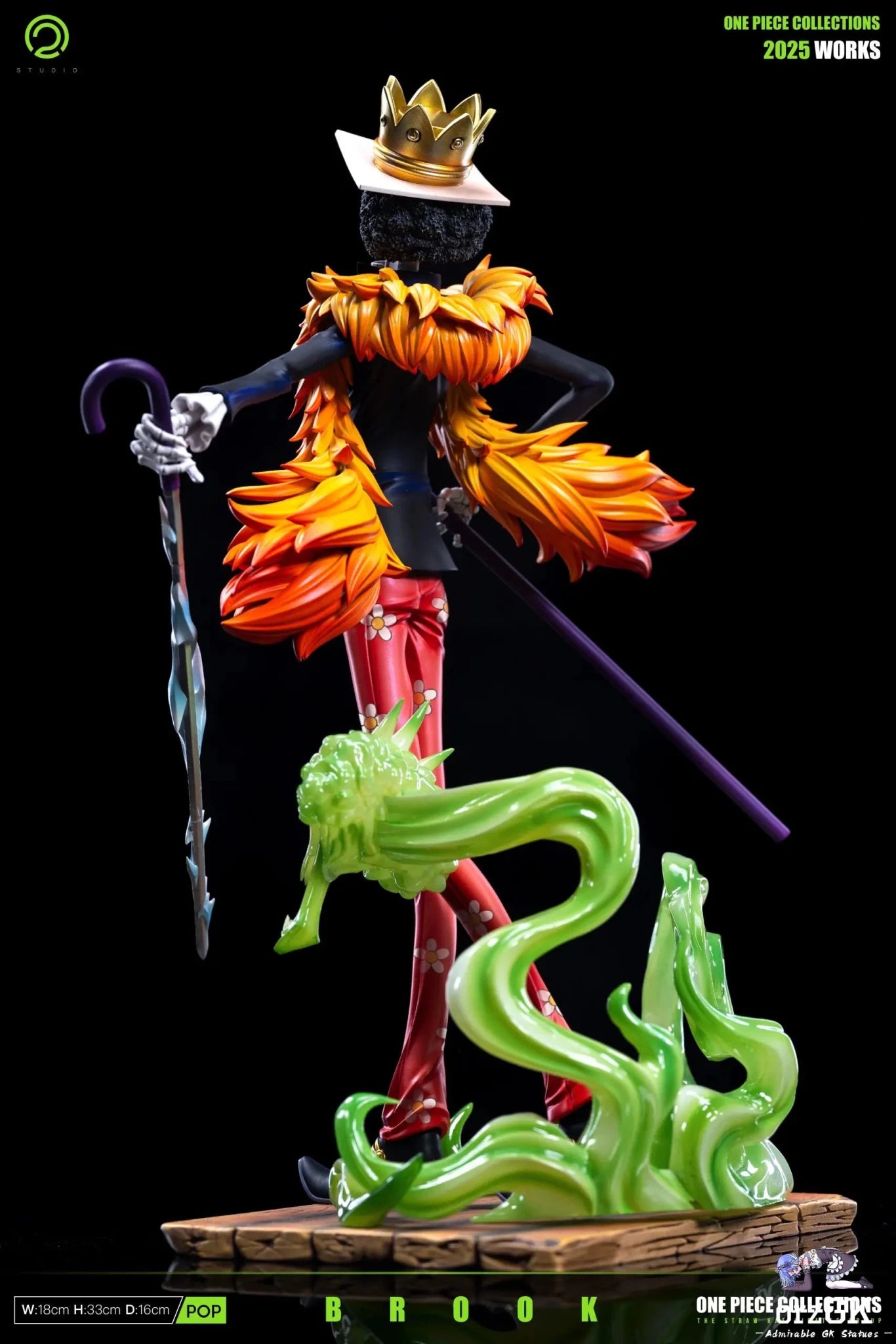 C2 Studio - One Piece Straw Hat Pirates 5 Brook resin statue Navy Toys anime figure