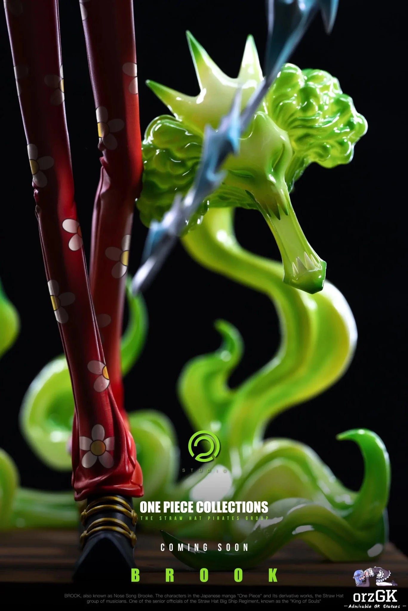 C2 Studio - One Piece Straw Hat Pirates 5 Brook resin statue Navy Toys anime figure