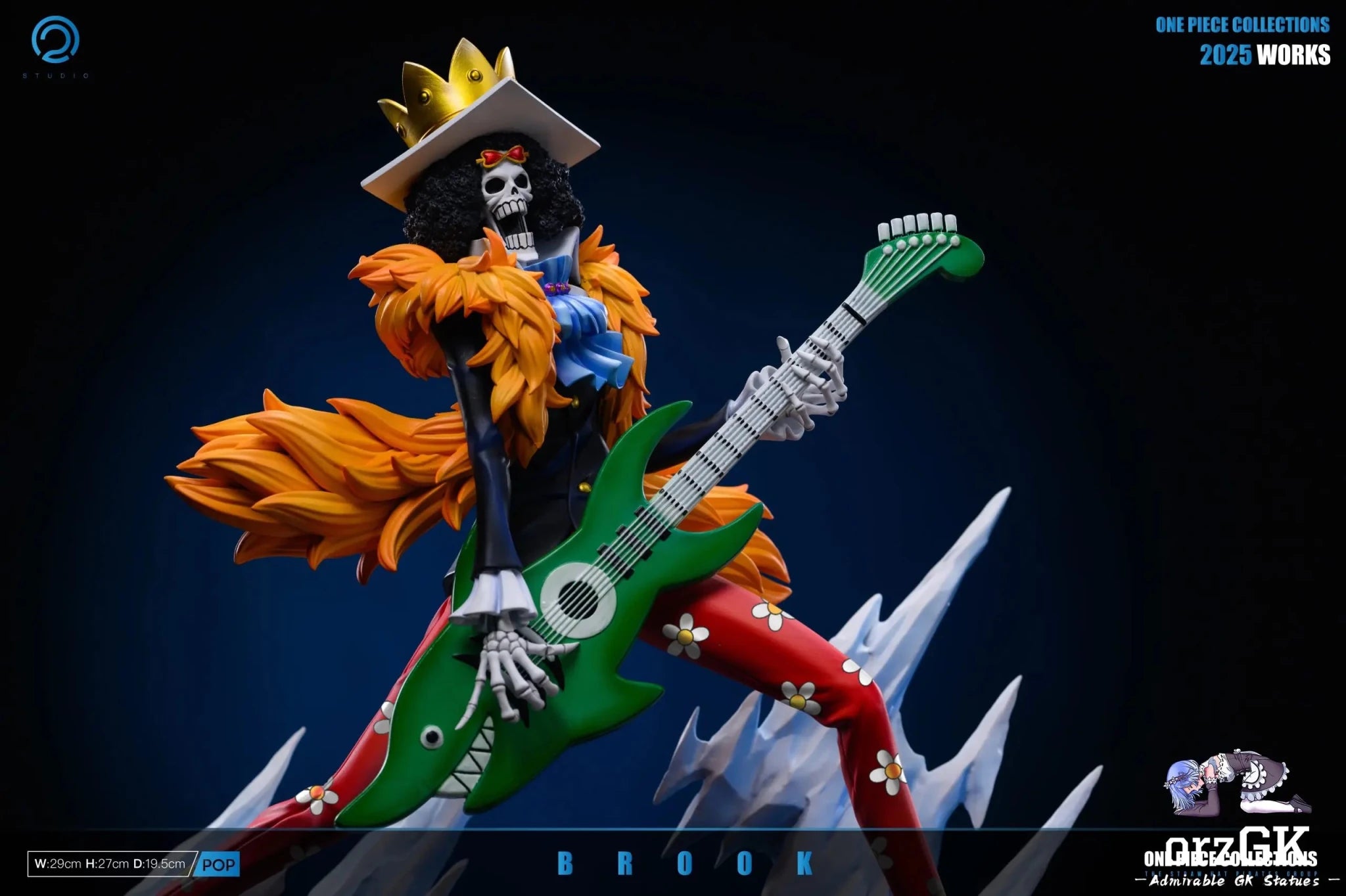 C2 Studio - One Piece Straw Hat Pirates 5 Brook resin statue Navy Toys anime figure