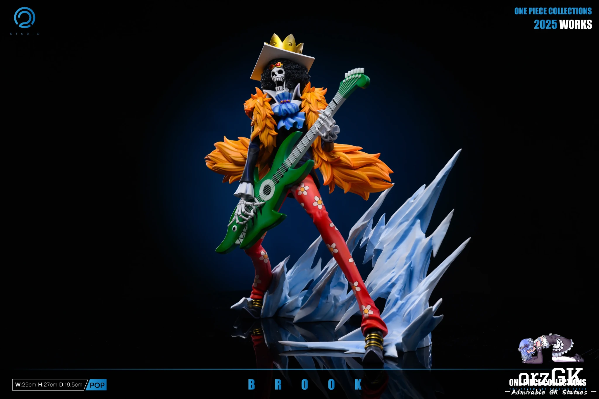 C2 Studio - One Piece Straw Hat Pirates 5 Brook resin statue Navy Toys anime figure