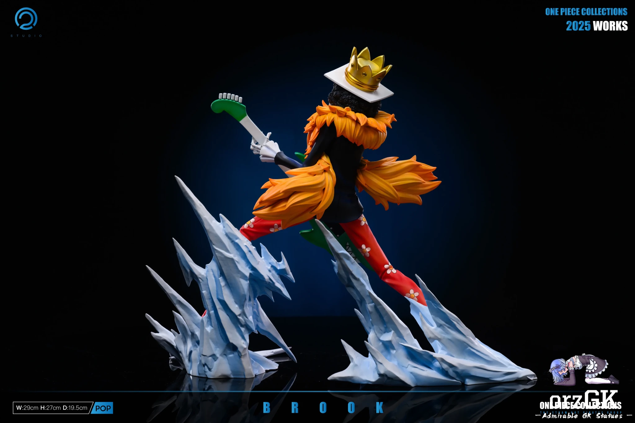 C2 Studio - One Piece Straw Hat Pirates 5 Brook resin statue Navy Toys anime figure