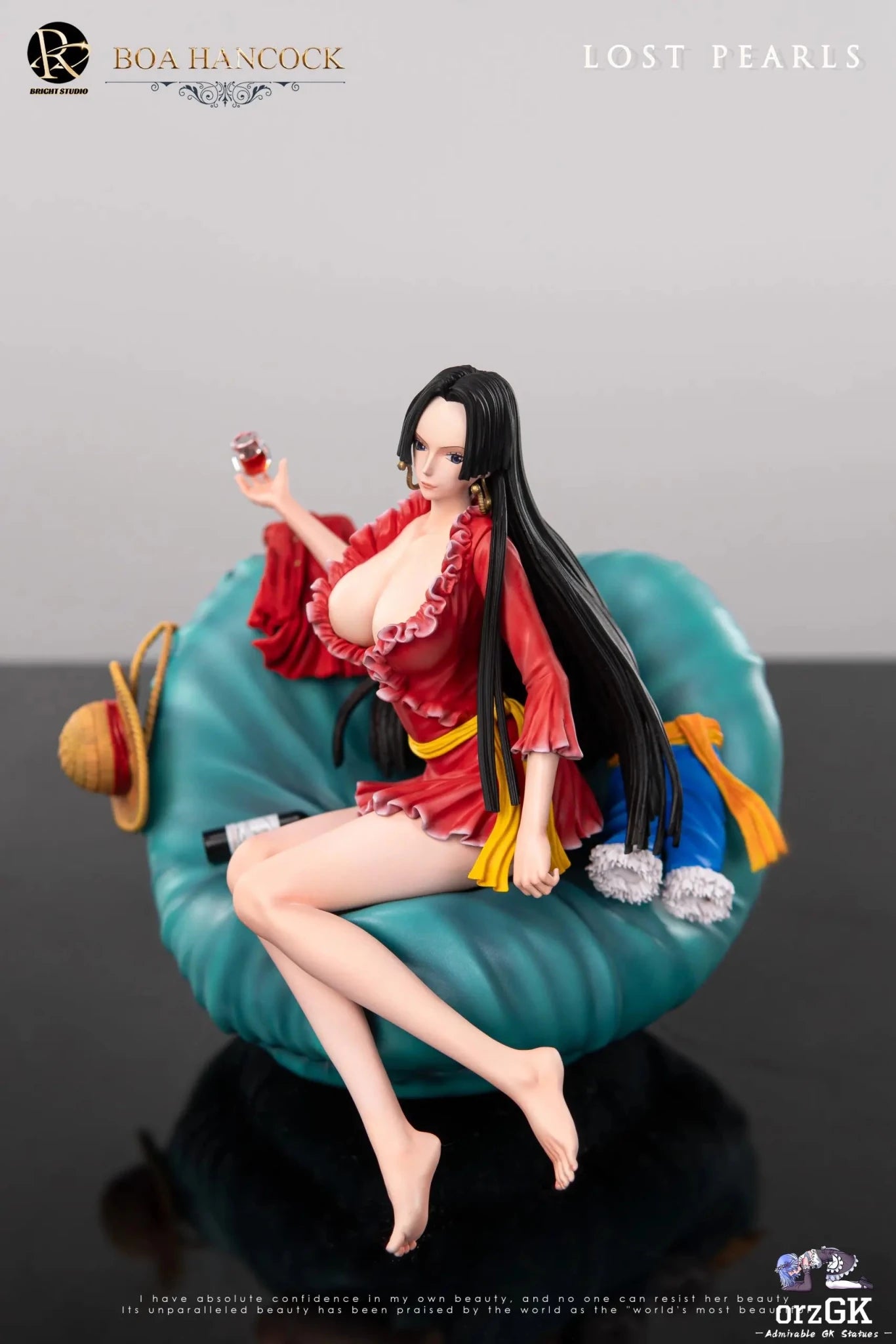 BRIGHT Studio - One Piece Amazon Lily Pajamas Boa Hancock resin statue Navy Toys anime figure