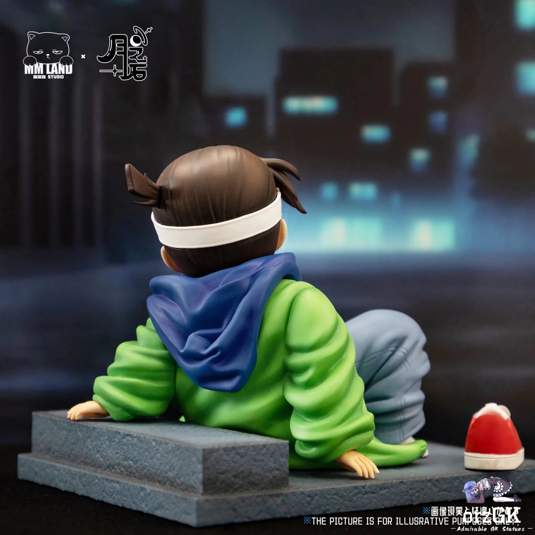 MMLAND Studio - Detective Conan Smaller Shinichi resin statue Navy Toys anime figure