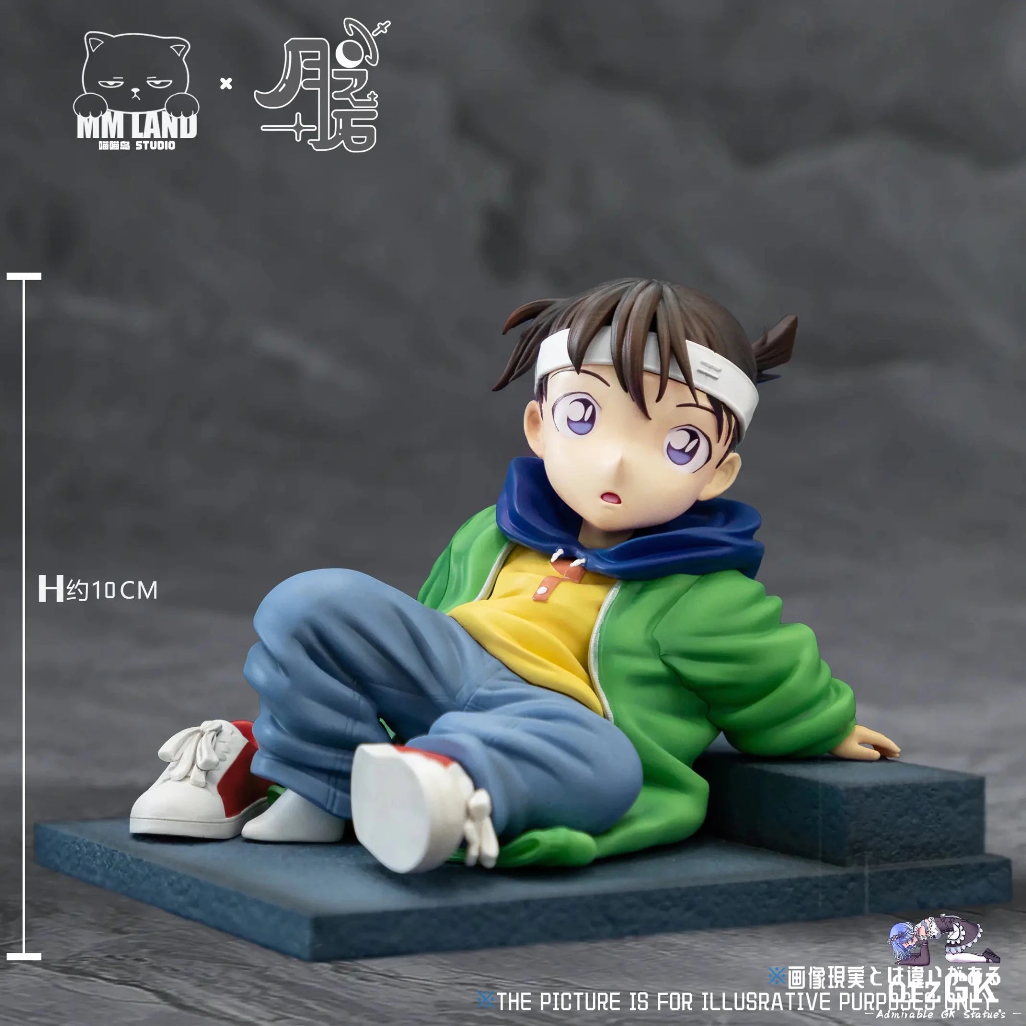 MMLAND Studio - Detective Conan Smaller Shinichi resin statue Navy Toys anime figure