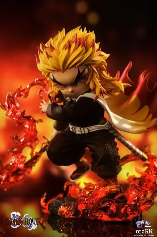 Endless Flower Studio - Demon Slayer 02 Kyojuro Rengoku resin statue Navy Toys anime figure