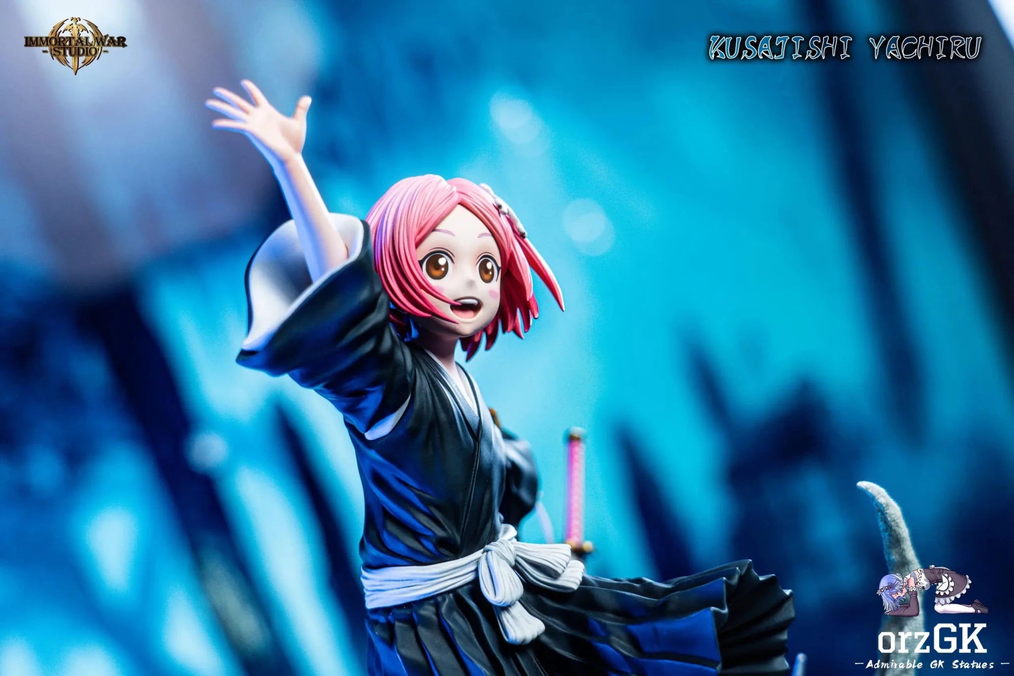 I.W Studio - Bleach Thirteenth Division Series 2 Kusajishi Yachiru resin statue Navy Toys anime figure