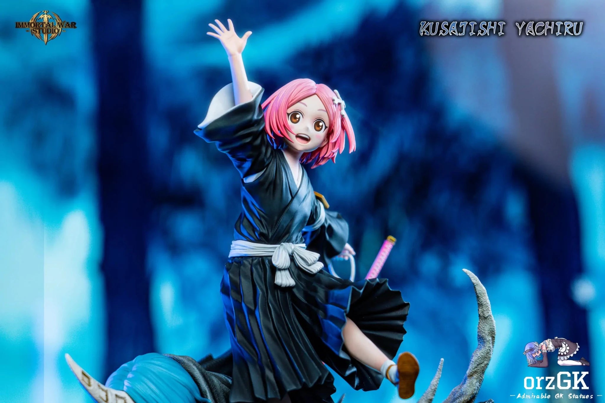 I.W Studio - Bleach Thirteenth Division Series 2 Kusajishi Yachiru resin statue Navy Toys anime figure