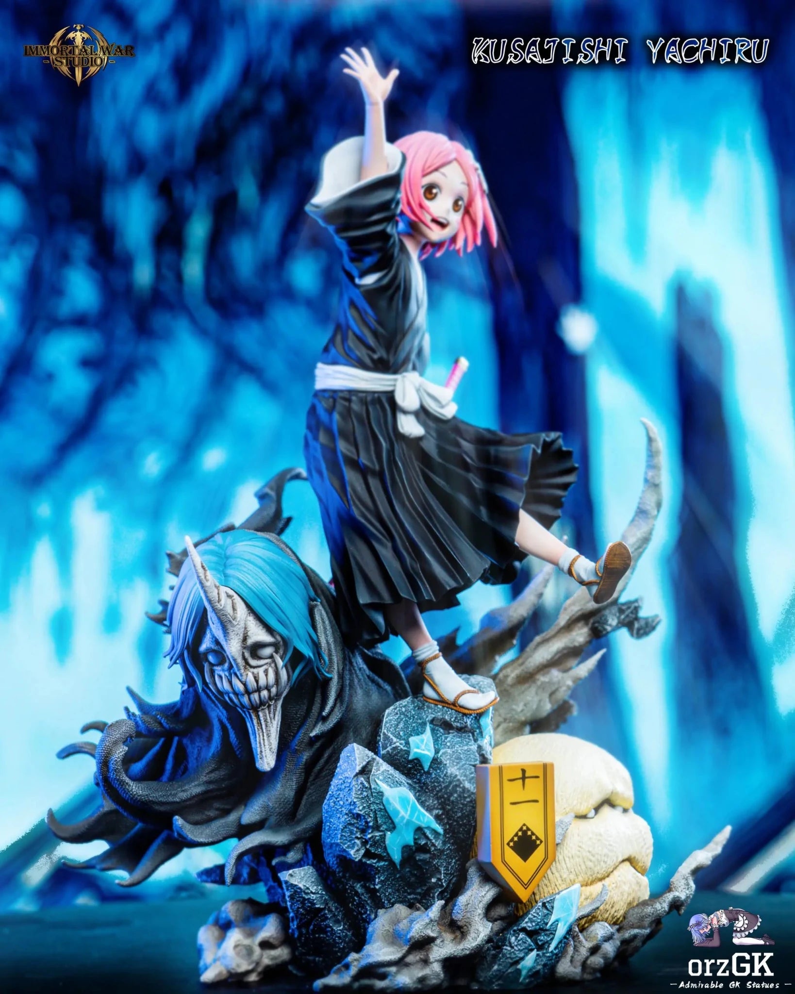 I.W Studio - Bleach Thirteenth Division Series 2 Kusajishi Yachiru resin statue Navy Toys anime figure