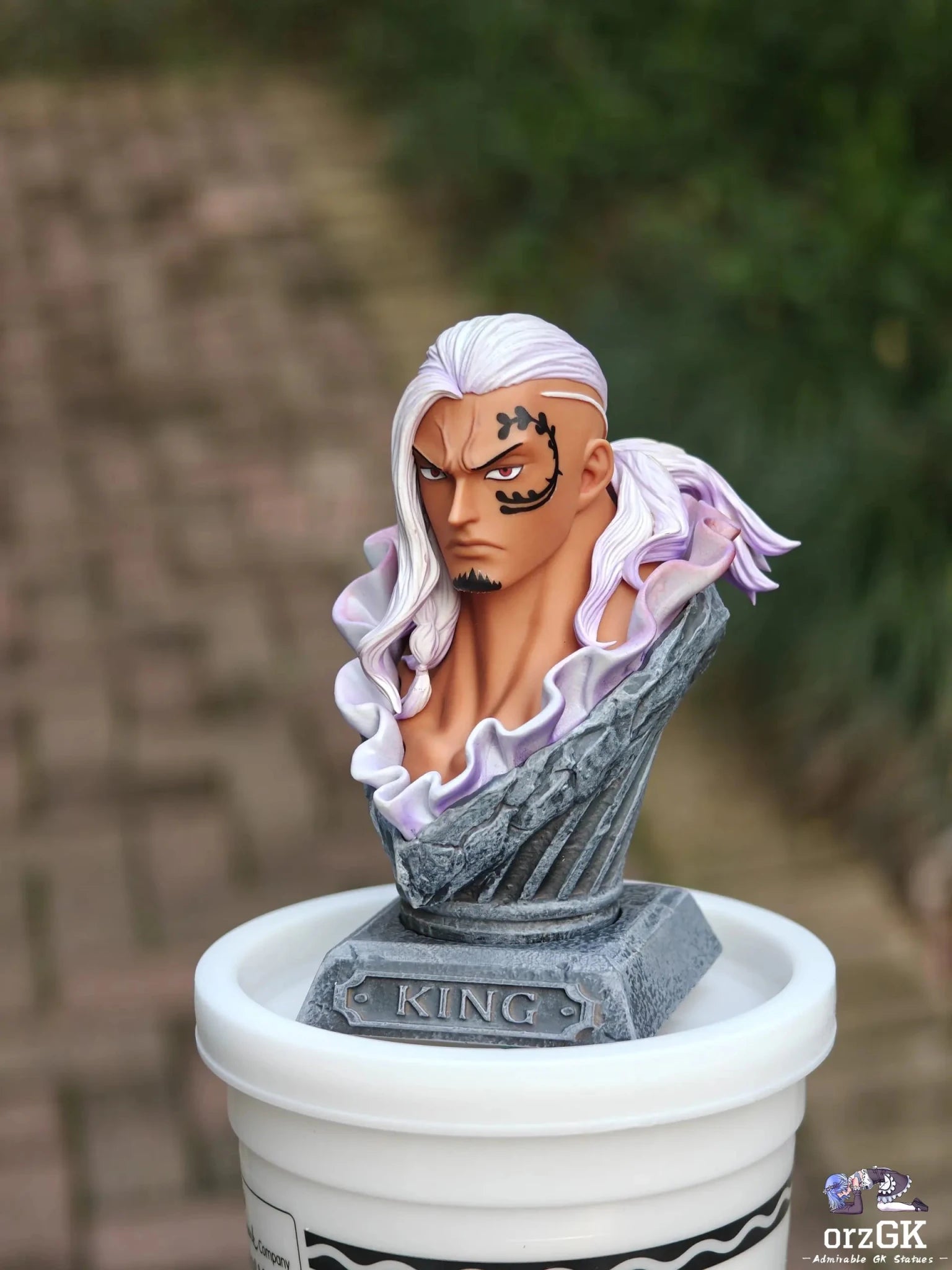 SY Studio & LX Studio - One Piece Beast Pirates Disasters Resonance 1 KING resin statue Navy Toys anime figure