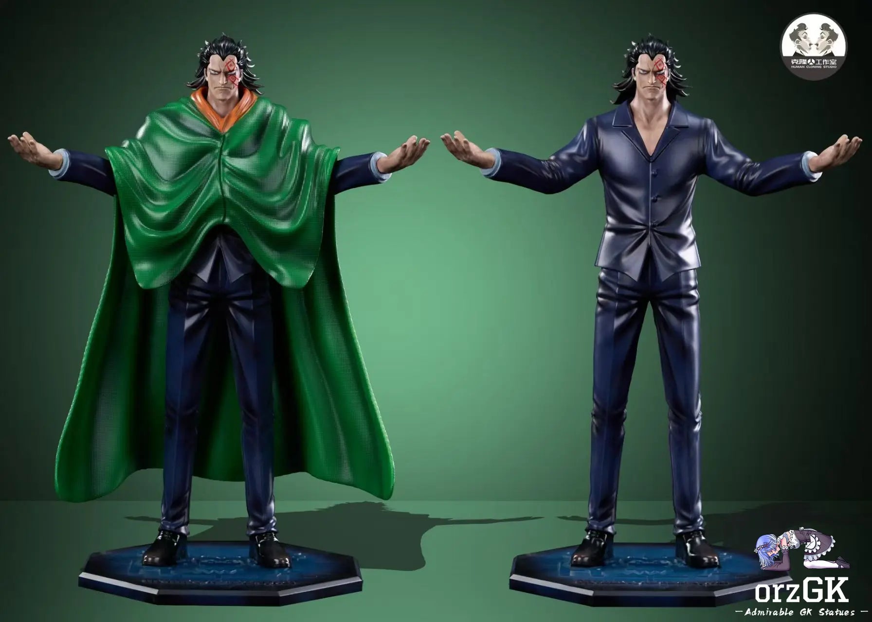 Clone Studio - One Piece Revolutionary Army 5 Monkey D. Dragon resin statue Navy Toys anime figure
