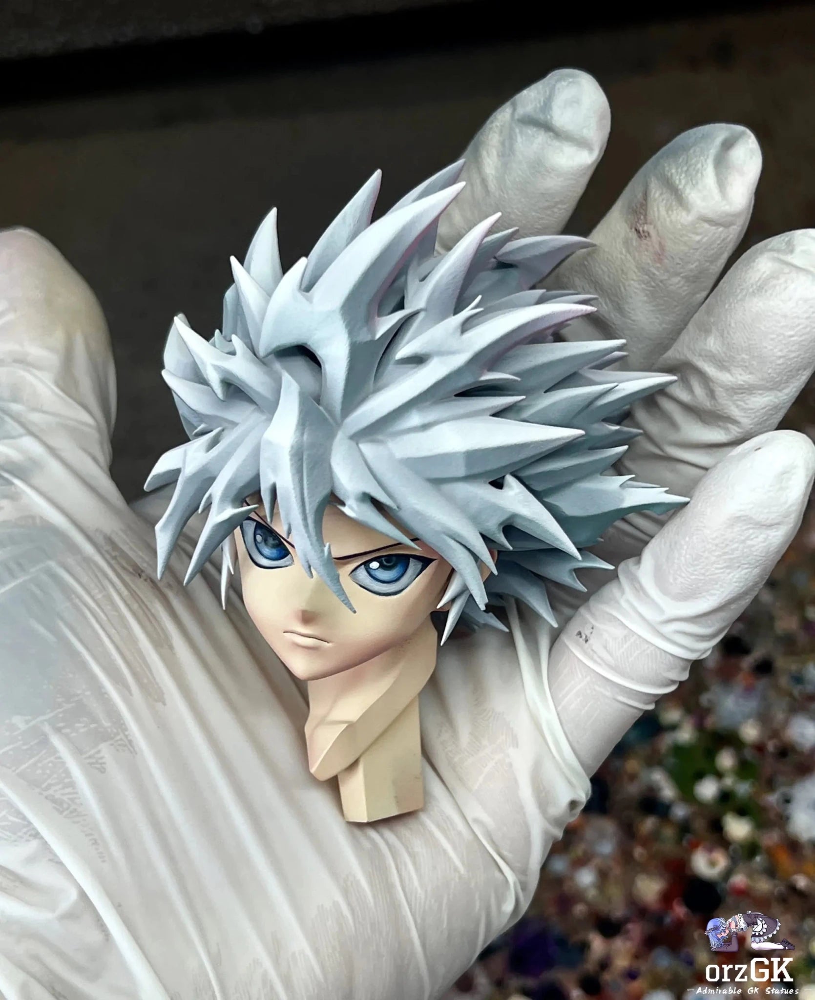 Aftershock Studio & Fibonacci Studio - HUNTER × HUNTER Killua Zoldyck & Gon Freecss resin statue Navy Toys anime figure