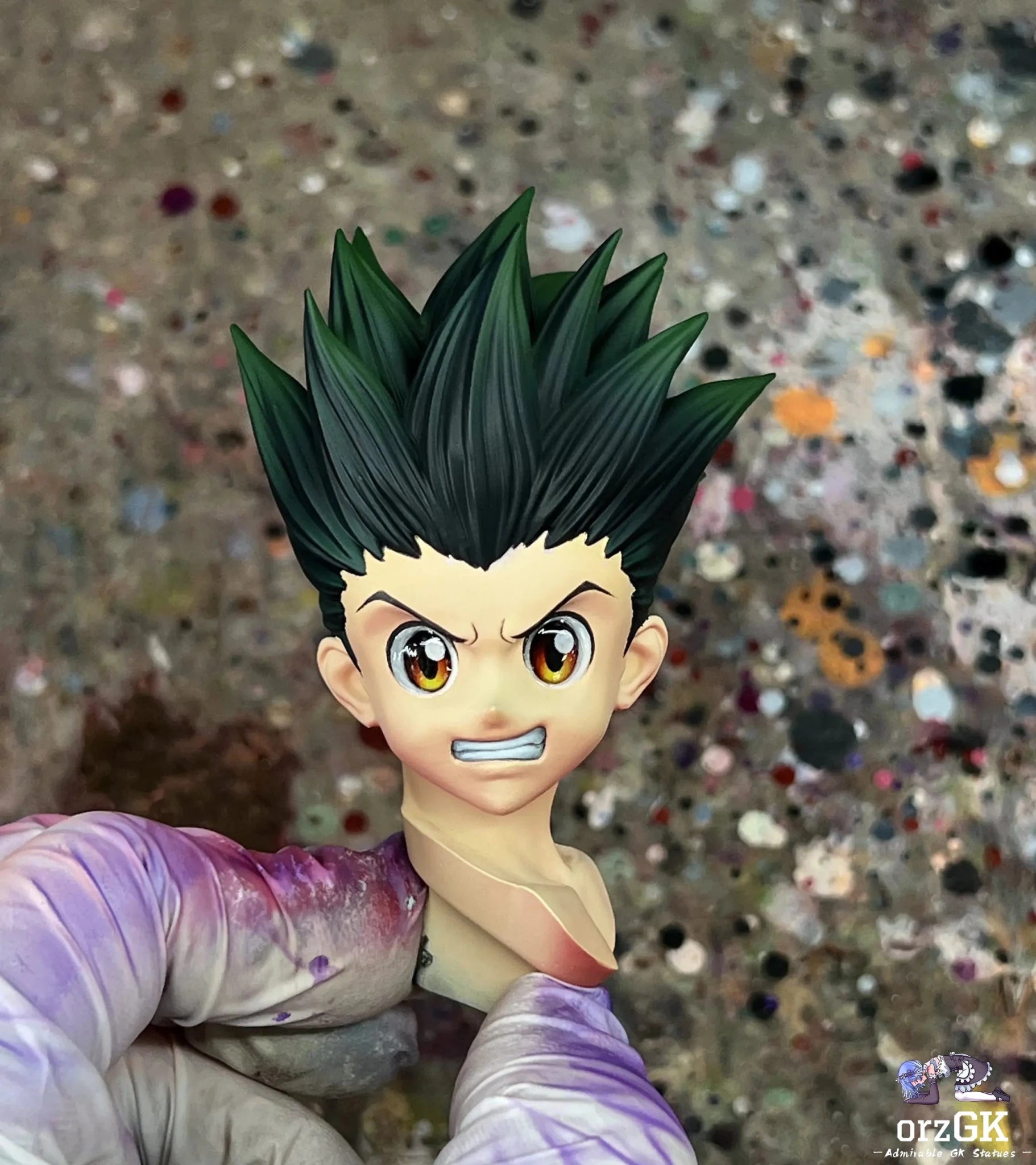 Aftershock Studio & Fibonacci Studio - HUNTER × HUNTER Killua Zoldyck & Gon Freecss resin statue Navy Toys anime figure