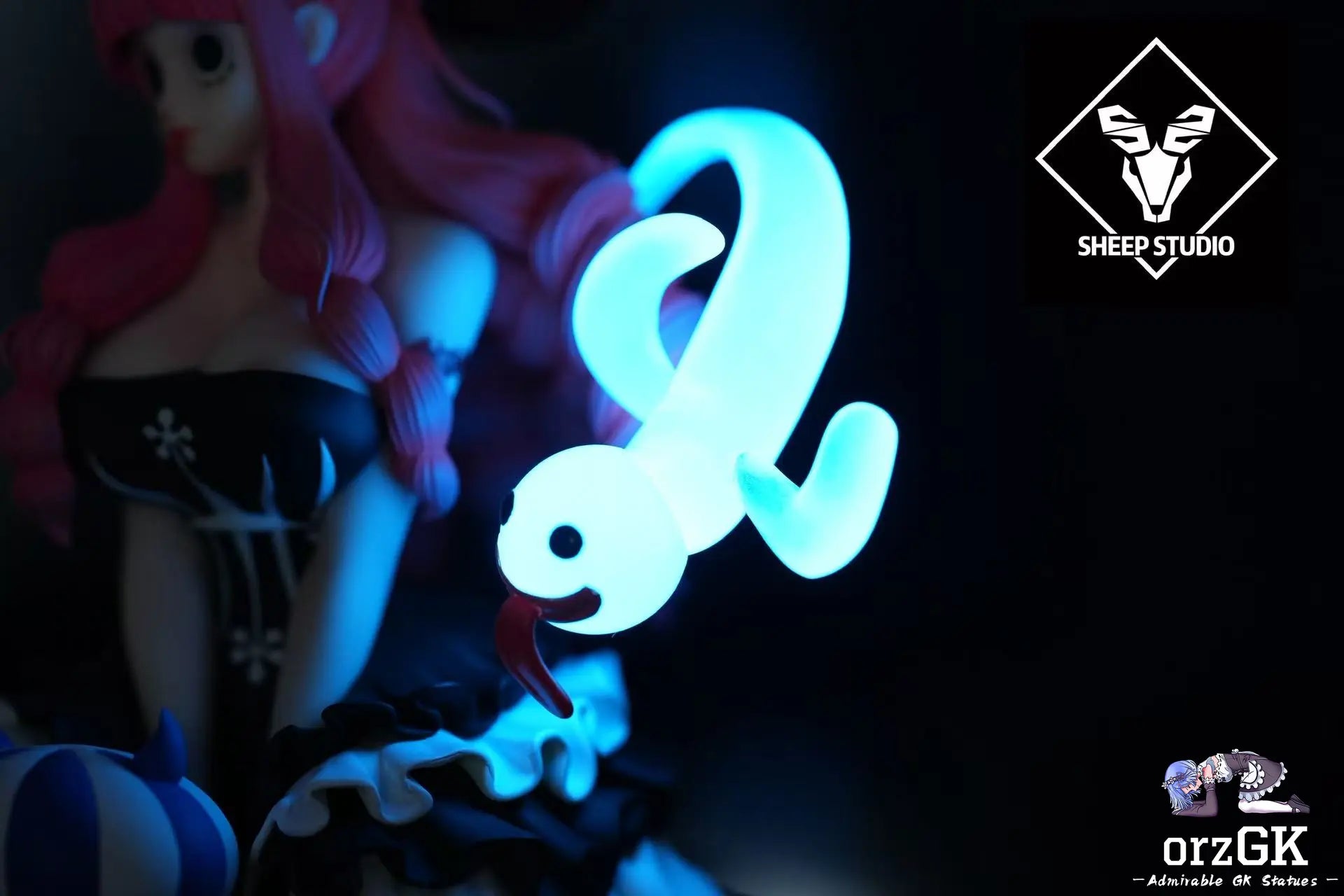 Sheep Studio - One Piece Ghost Princess Perona Sitting Model 3rd Edition resin statue Navy Toys anime figure