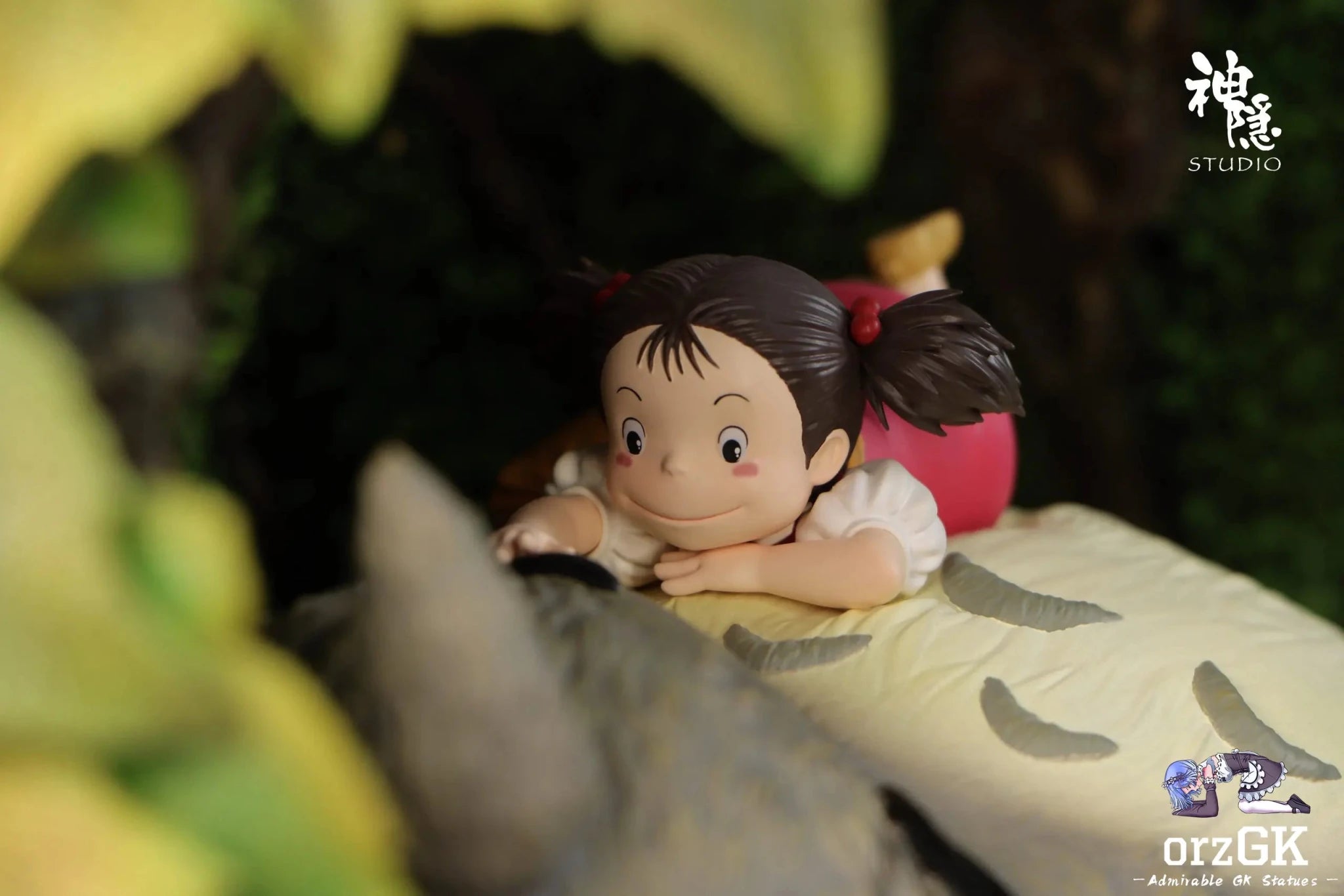 Shen Yin Studio - My Neighbor Totoro Silhouette Moment Series Resting in the Tree Hole resin statue Navy Toys anime figure