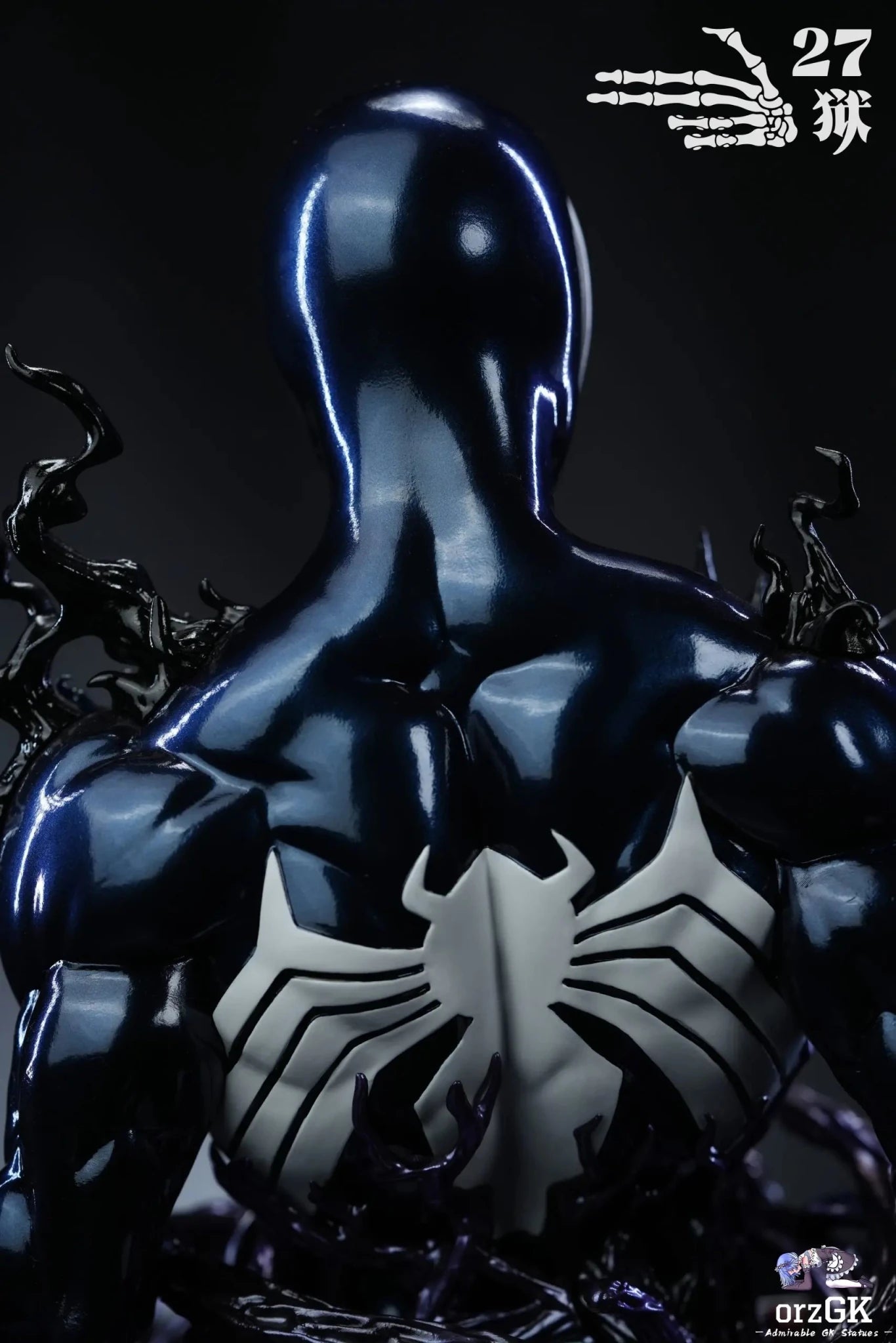27abyss Studio - Marvel Spider - Man Bust Series 2 Symbiosis resin statue Navy Toys anime figure