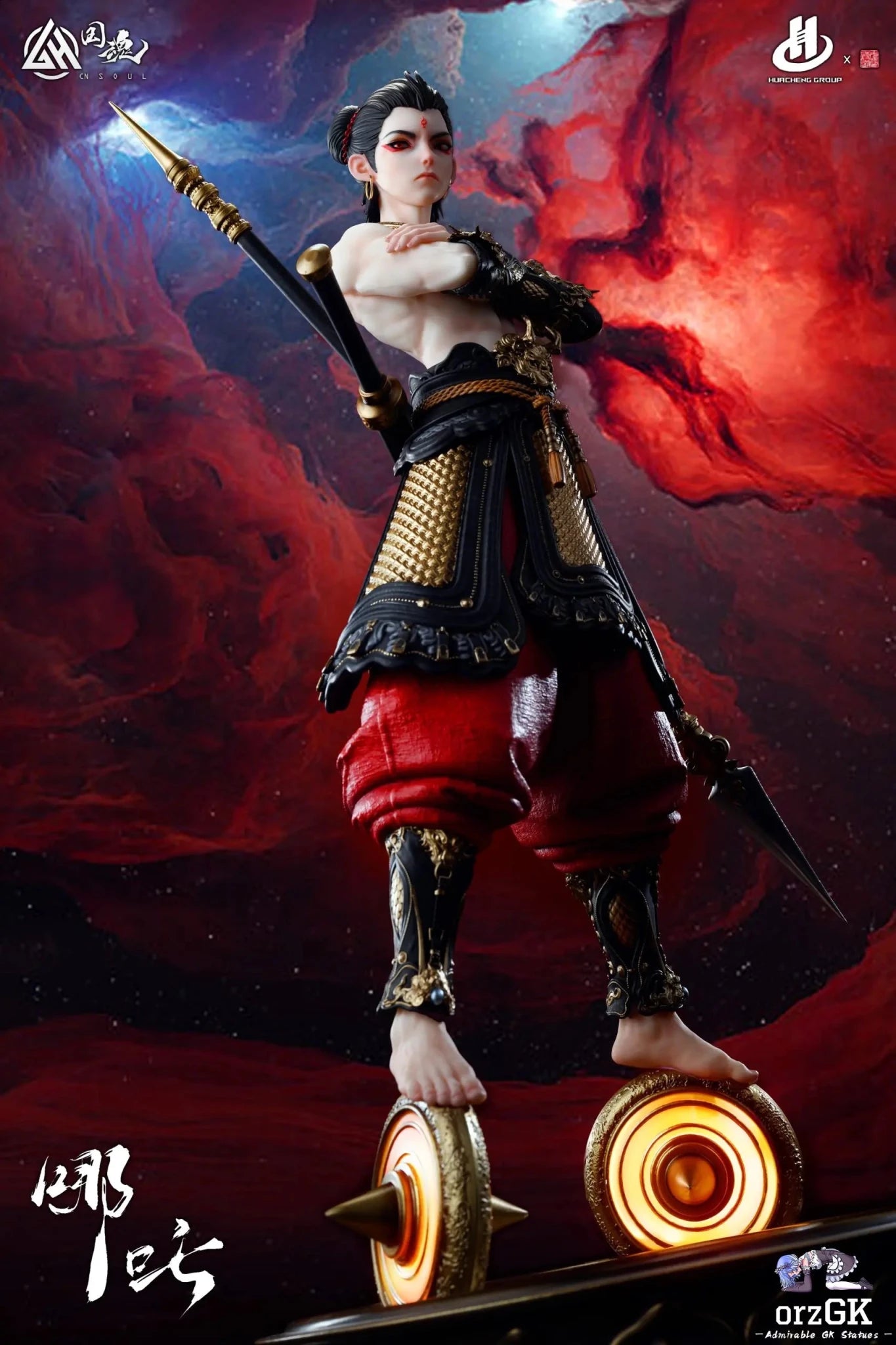 CN Soul Studio - Journey to the West The Three Rebellious Bone of Heaven - The Third Prince Nezha (Licensed) resin statue Navy Toys anime figure
