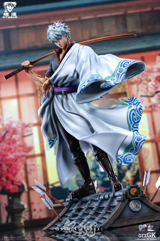 Hun Dan Studio - Gin Tama Gintoki Sakata resin statue Navy Toys anime figure