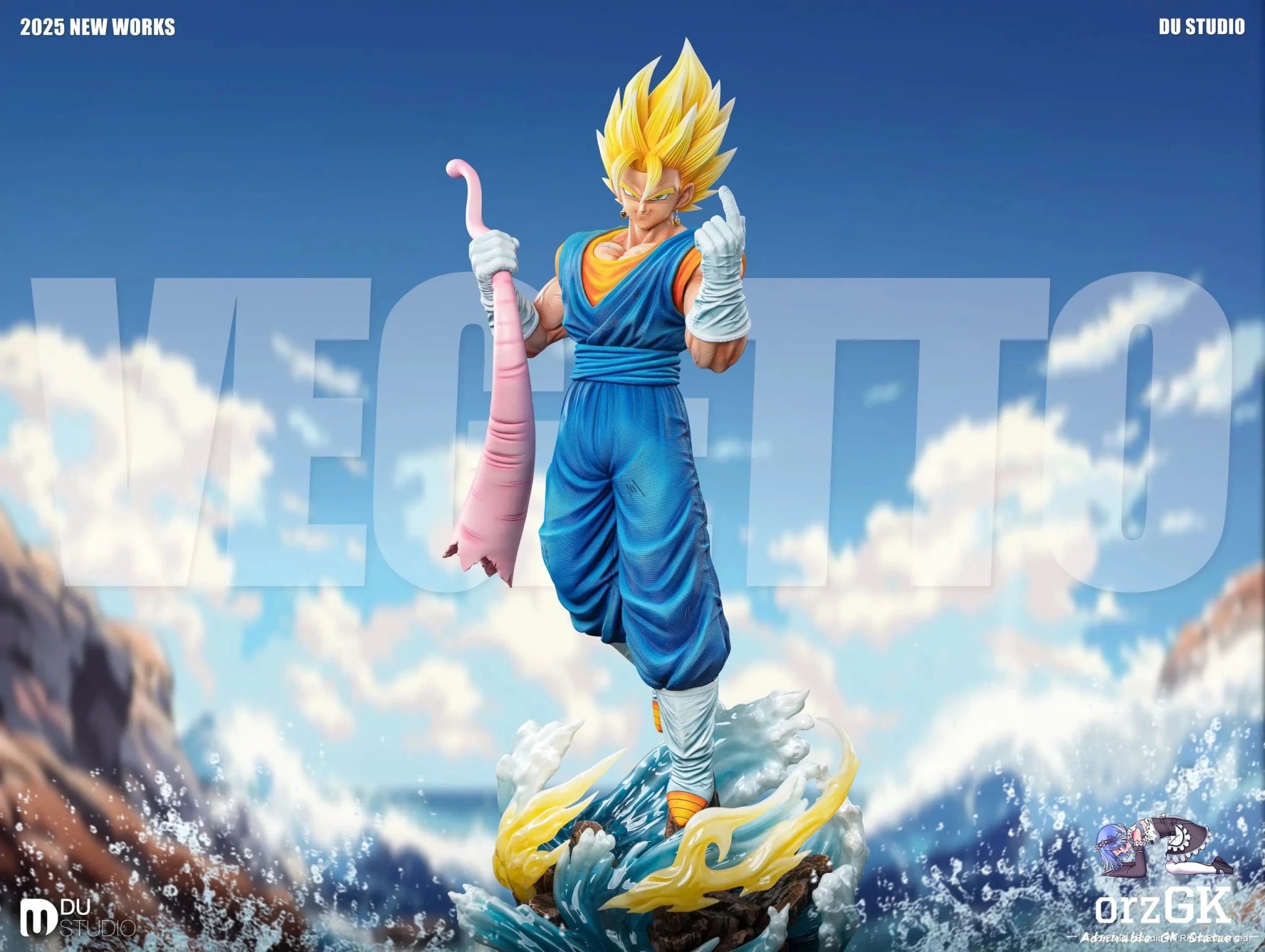 Du Studio - Dragon Ball Vegetto resin statue Navy Toys anime figure
