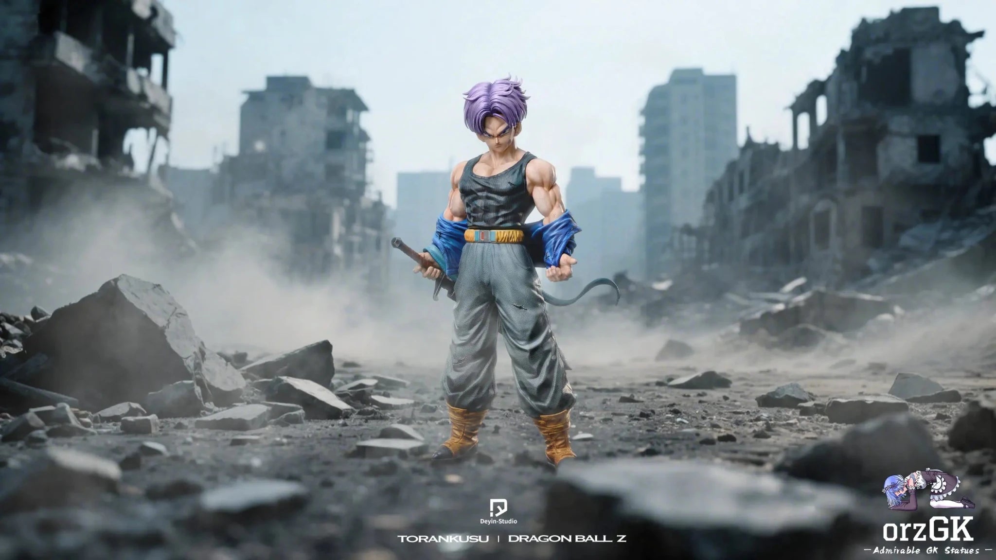 Deyin Studio - Dragon Ball Future Trunks resin statue Navy Toys anime figure