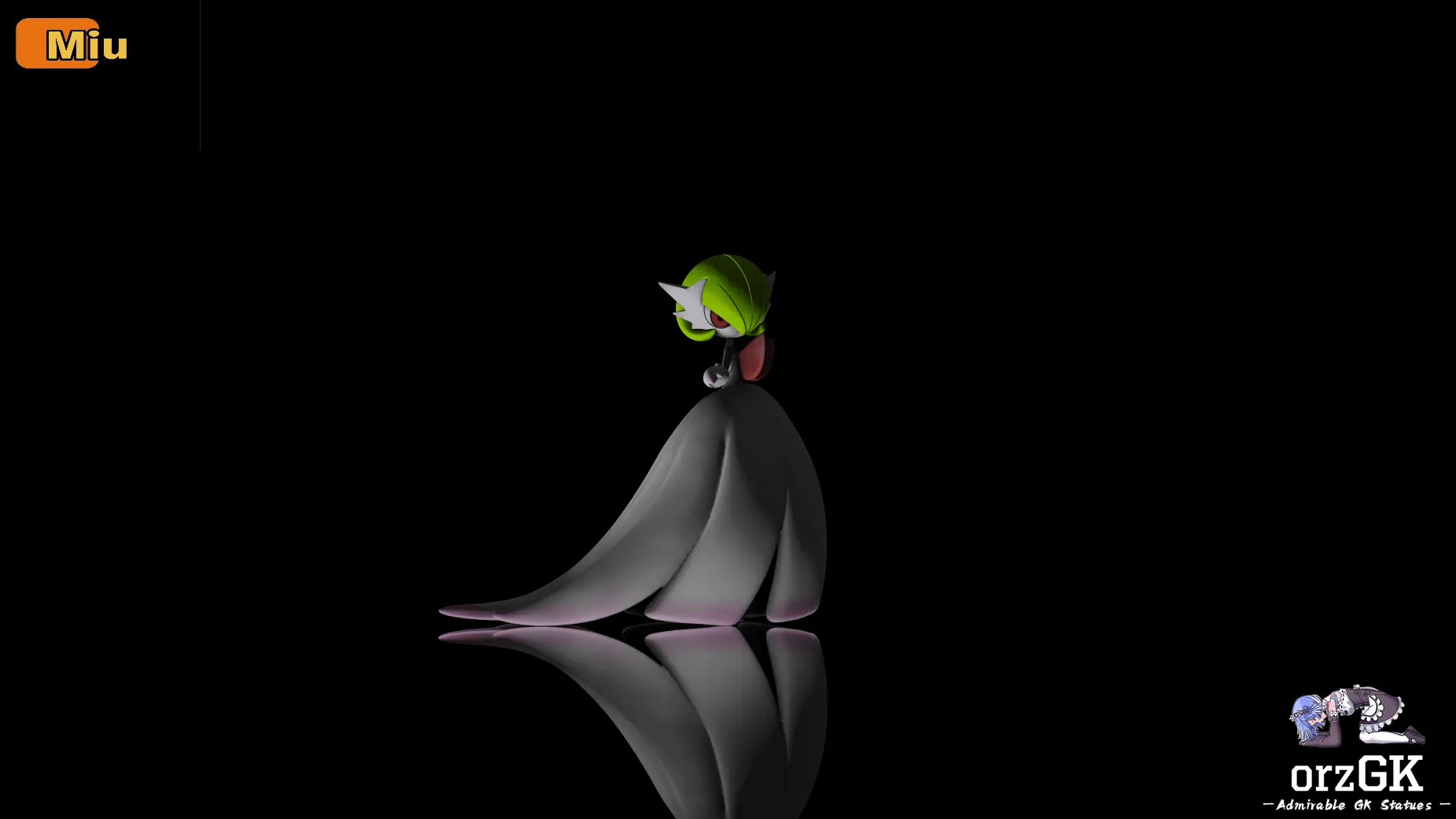 Miu Studio - Pokémon 1/20 Illustration Scale Mega Gardevoir resin statue Navy Toys anime figure