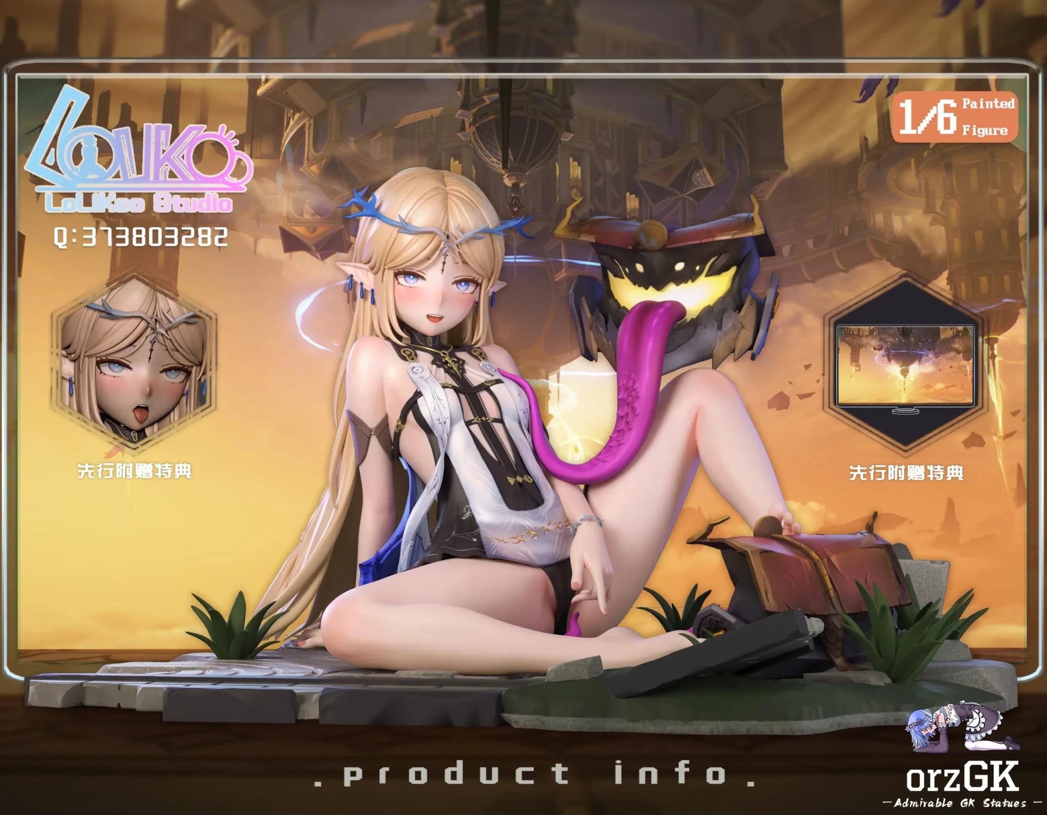 Lolikoo Studio - Wuthering Waves Unyielding Saint Cartethyia resin statue Navy Toys anime figure