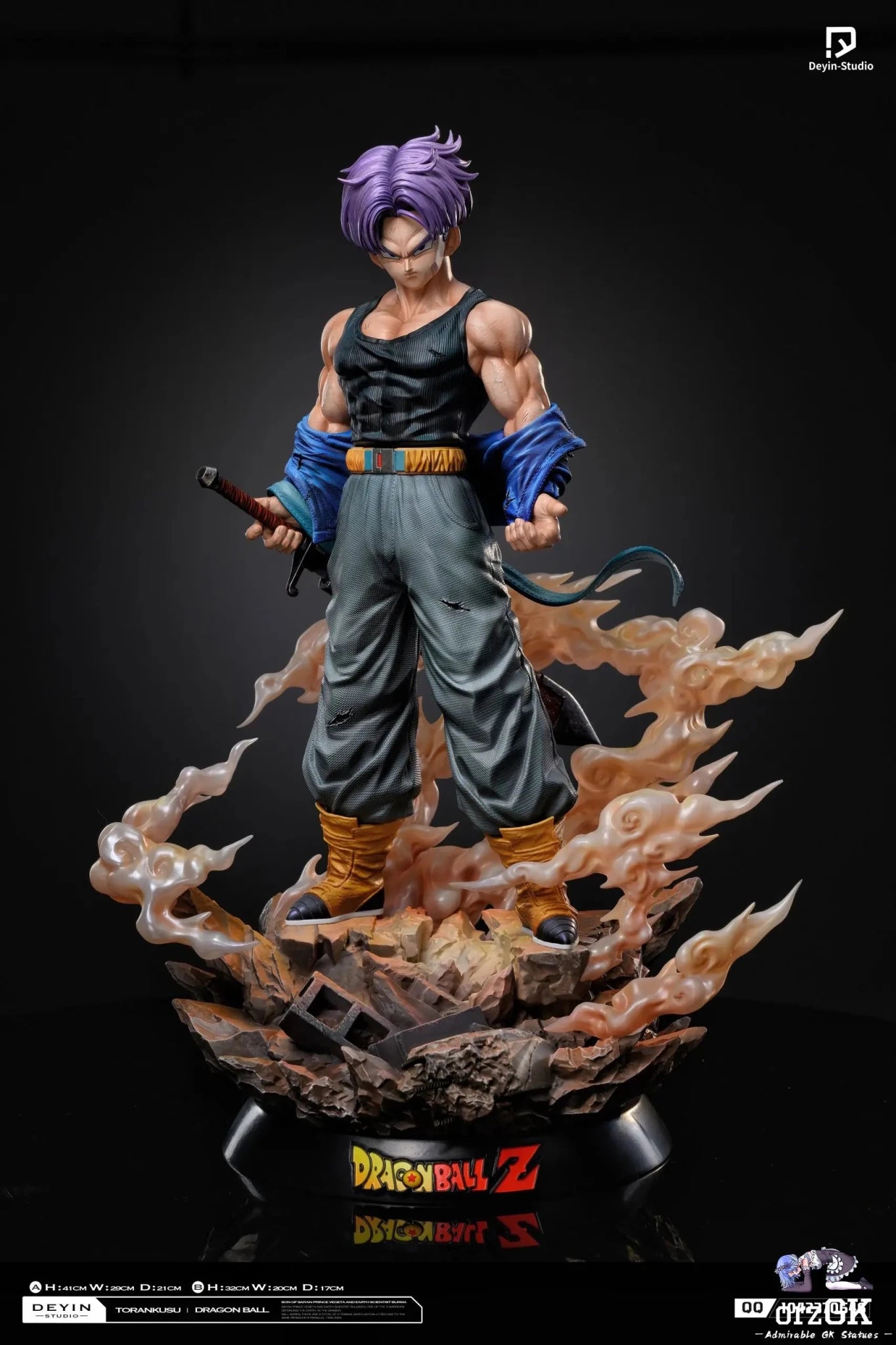 Deyin Studio - Dragon Ball Future Trunks resin statue Navy Toys anime figure