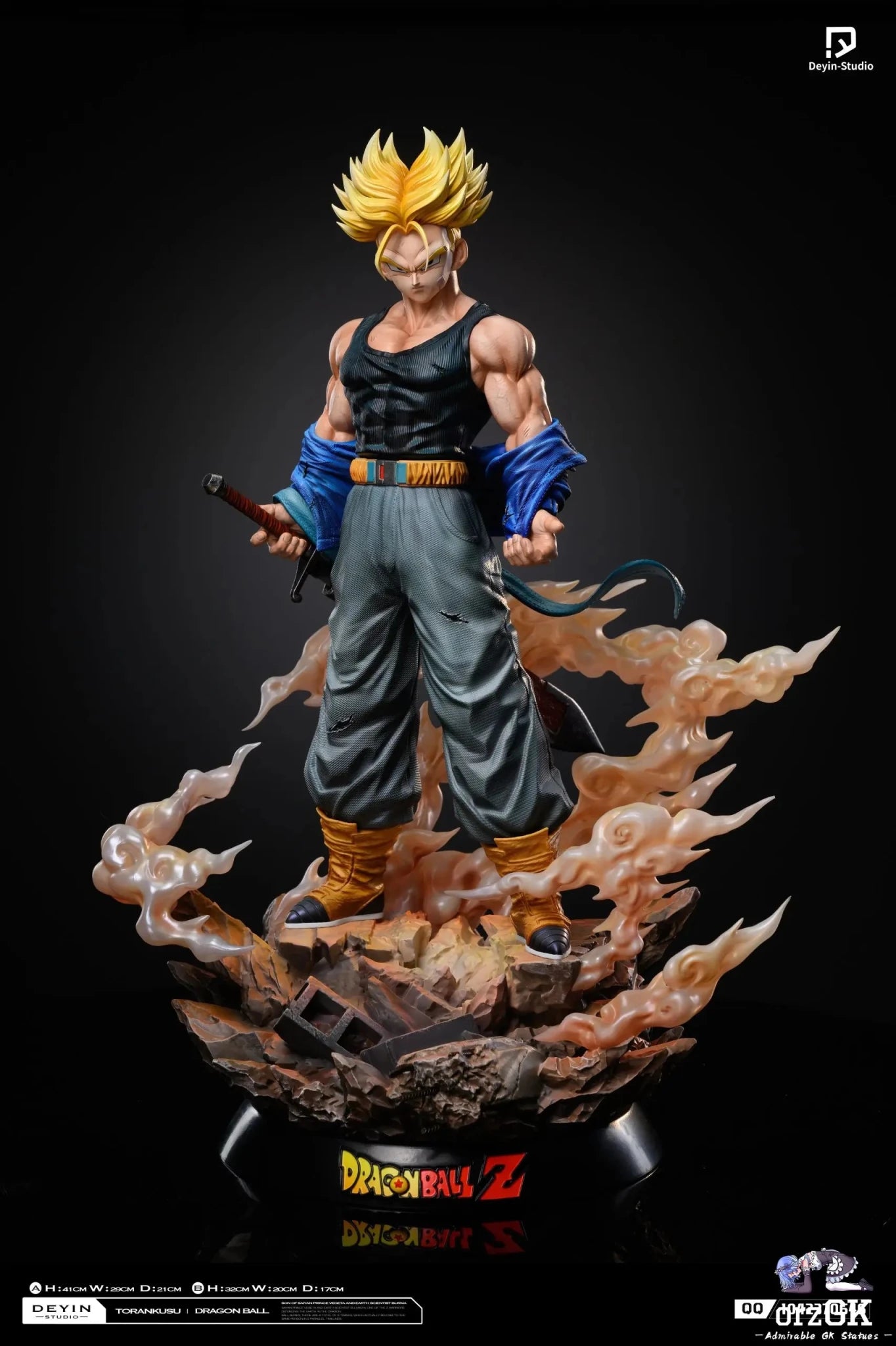 Deyin Studio - Dragon Ball Future Trunks resin statue Navy Toys anime figure