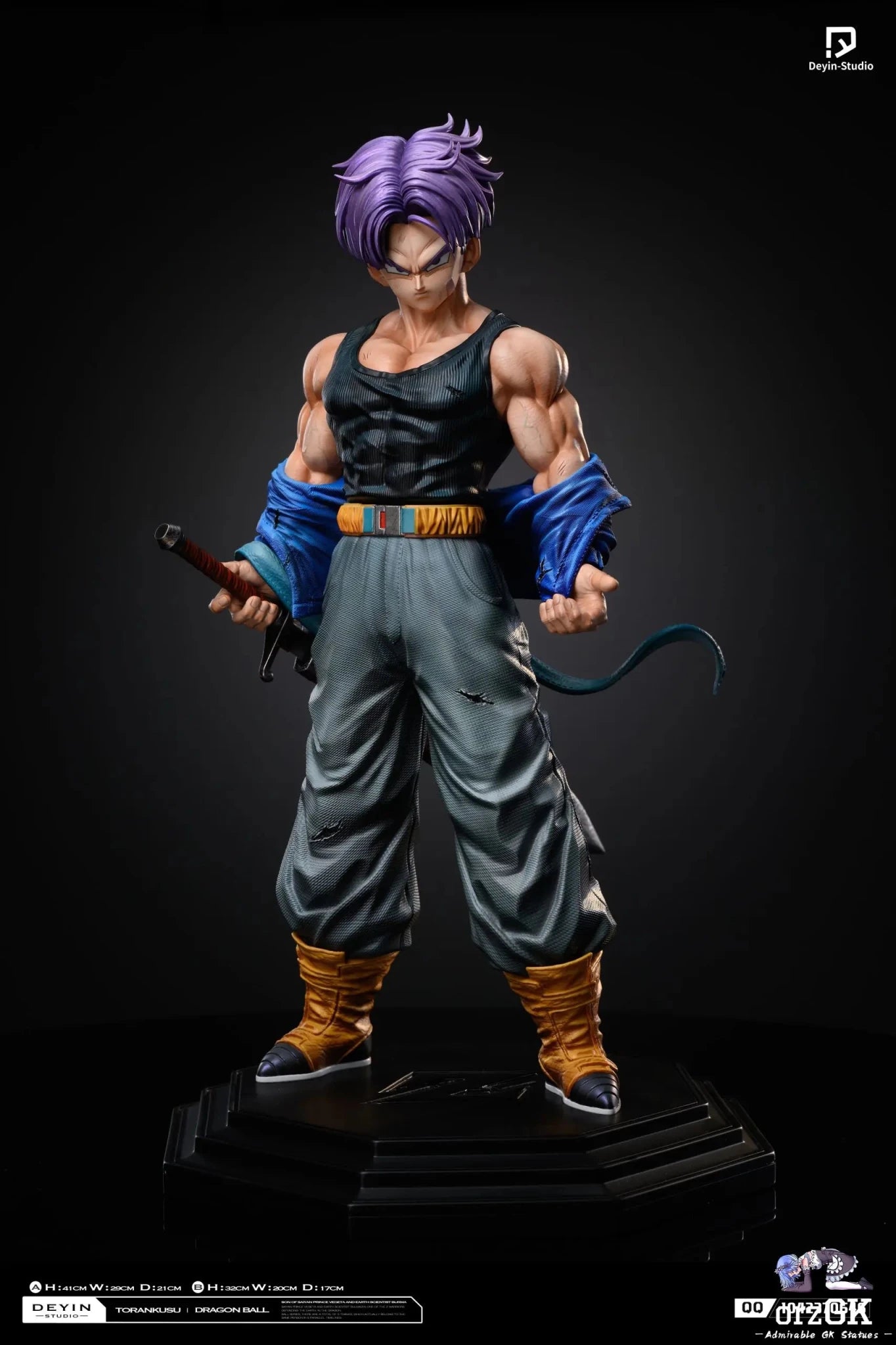 Deyin Studio - Dragon Ball Future Trunks resin statue Navy Toys anime figure